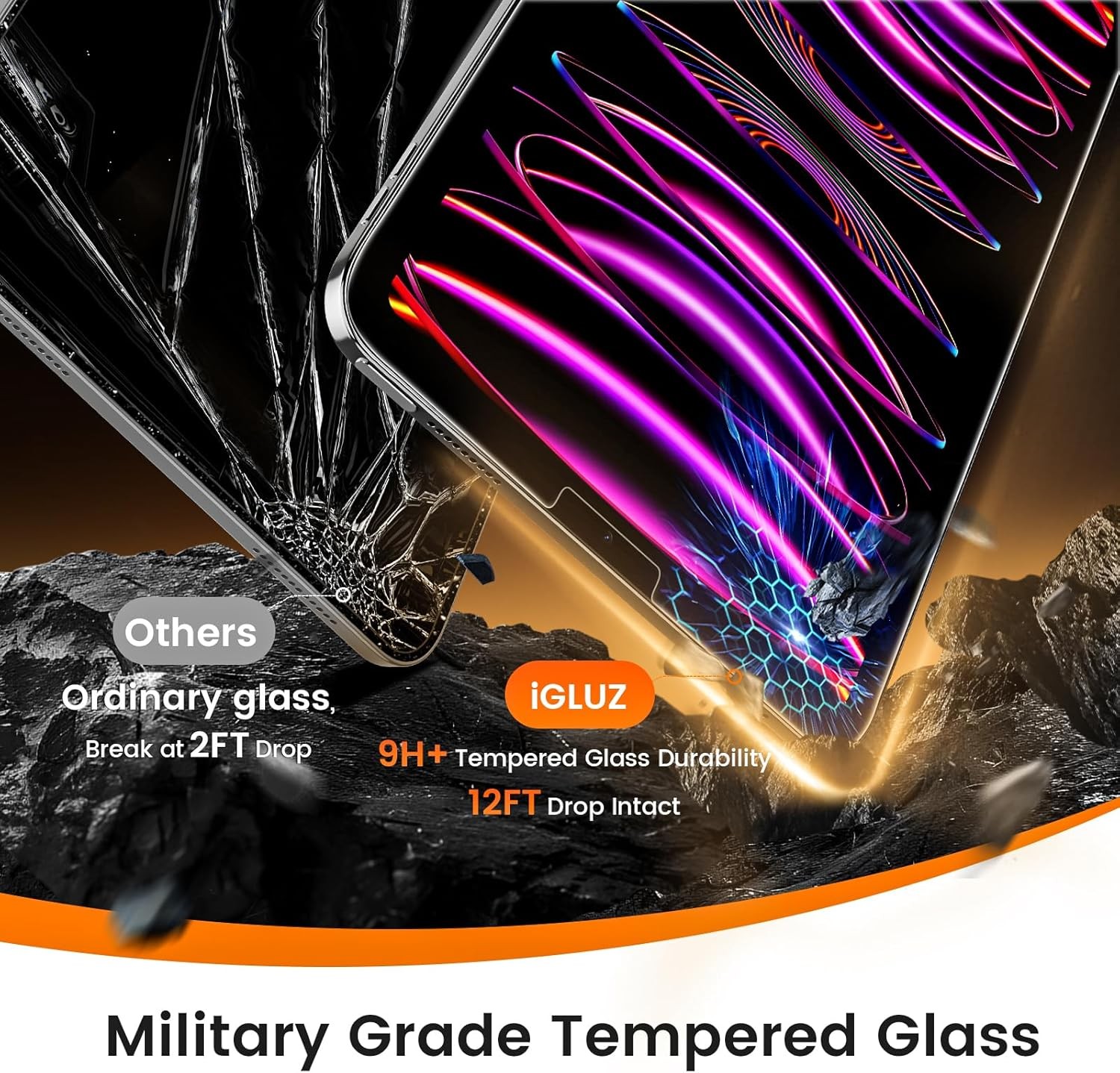 iPad Pro 11″(4th 3rd 2nd 1st Gen) and iPad Air 10.9″(5th 4th Gen) Screen Protect