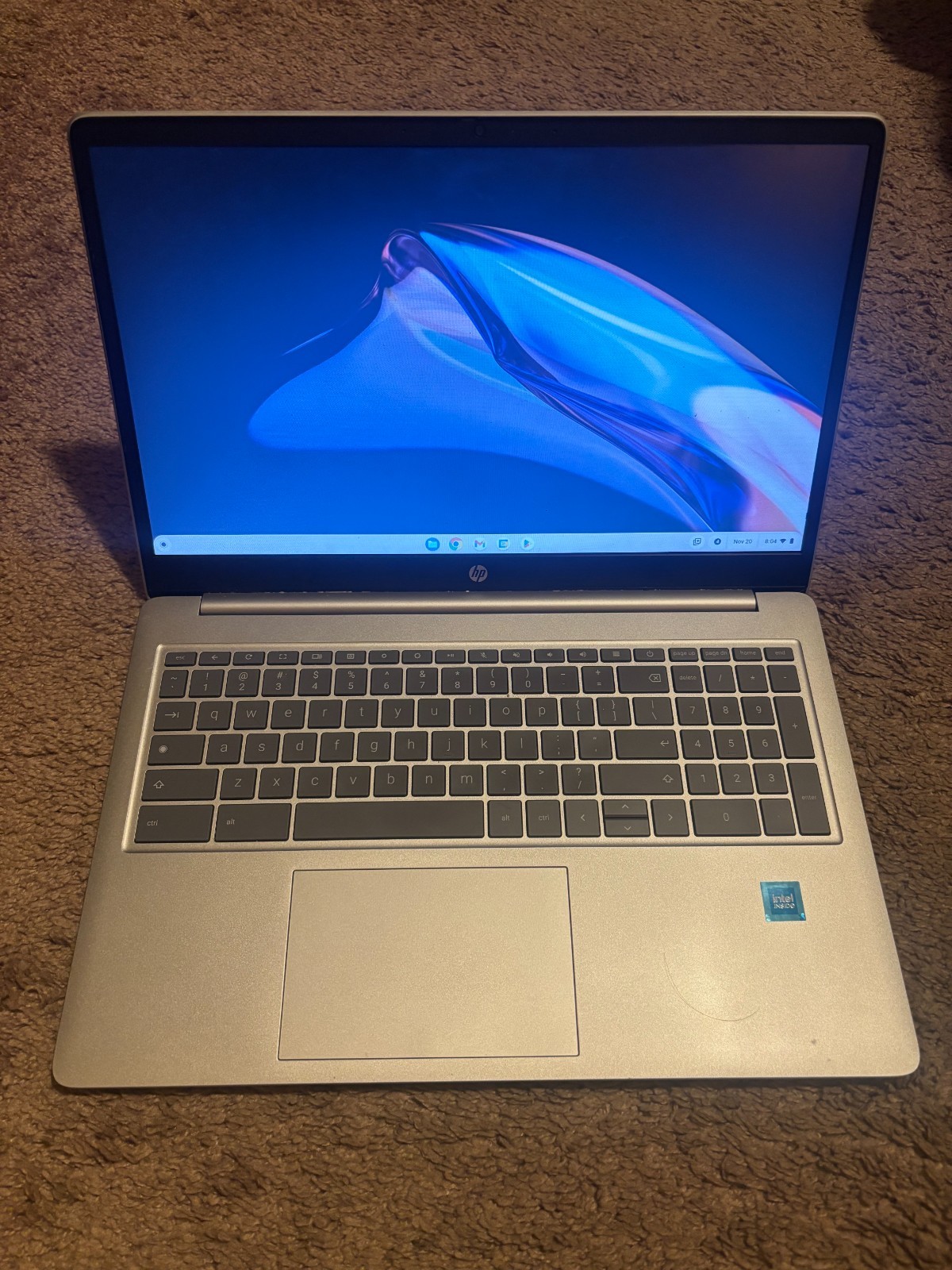 HP – 15.6″ Chromebook – Intel Processor N200 – 8GB Memory – 64GB eMMC – Silver