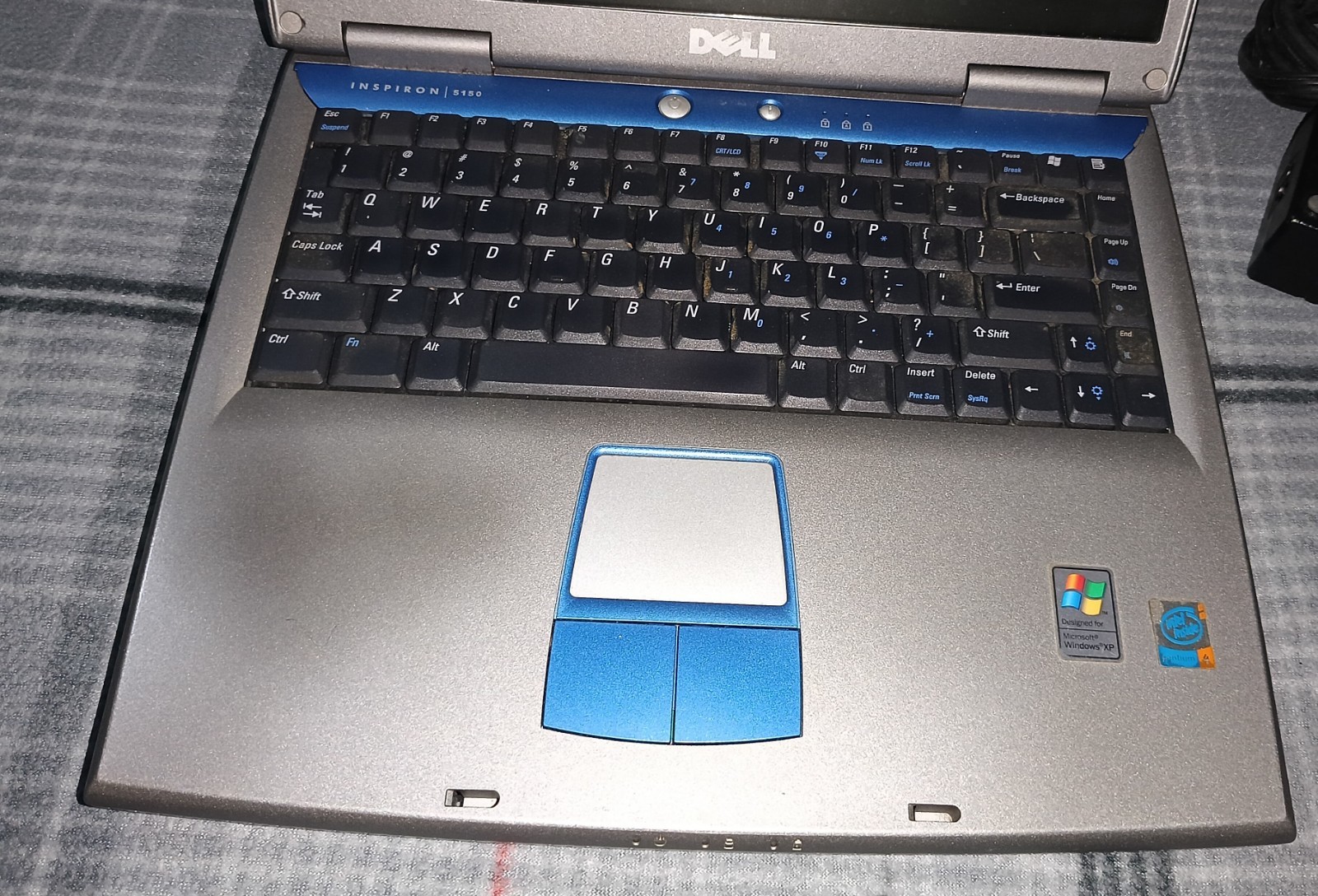 Dell Inspiron 5150 Laptop Computer Blue For Parts Repair See Description