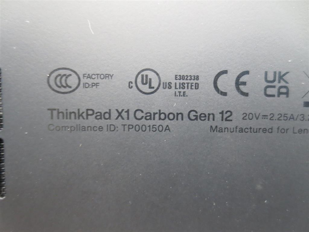 Lenovo ThinkPad X1 Carbon Gen 12 Ultra 5 135U 1.60GHz 16GB 512GB 14″ Touch WIN11
