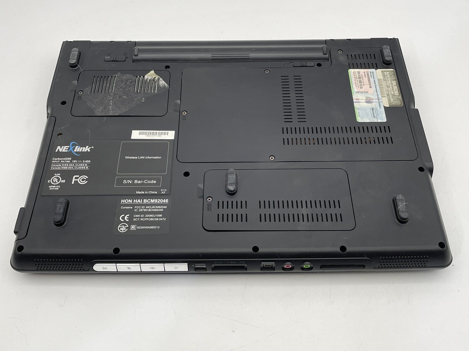 NextLink Carbon 4200 Laptop C2Duo No OS AS IS
