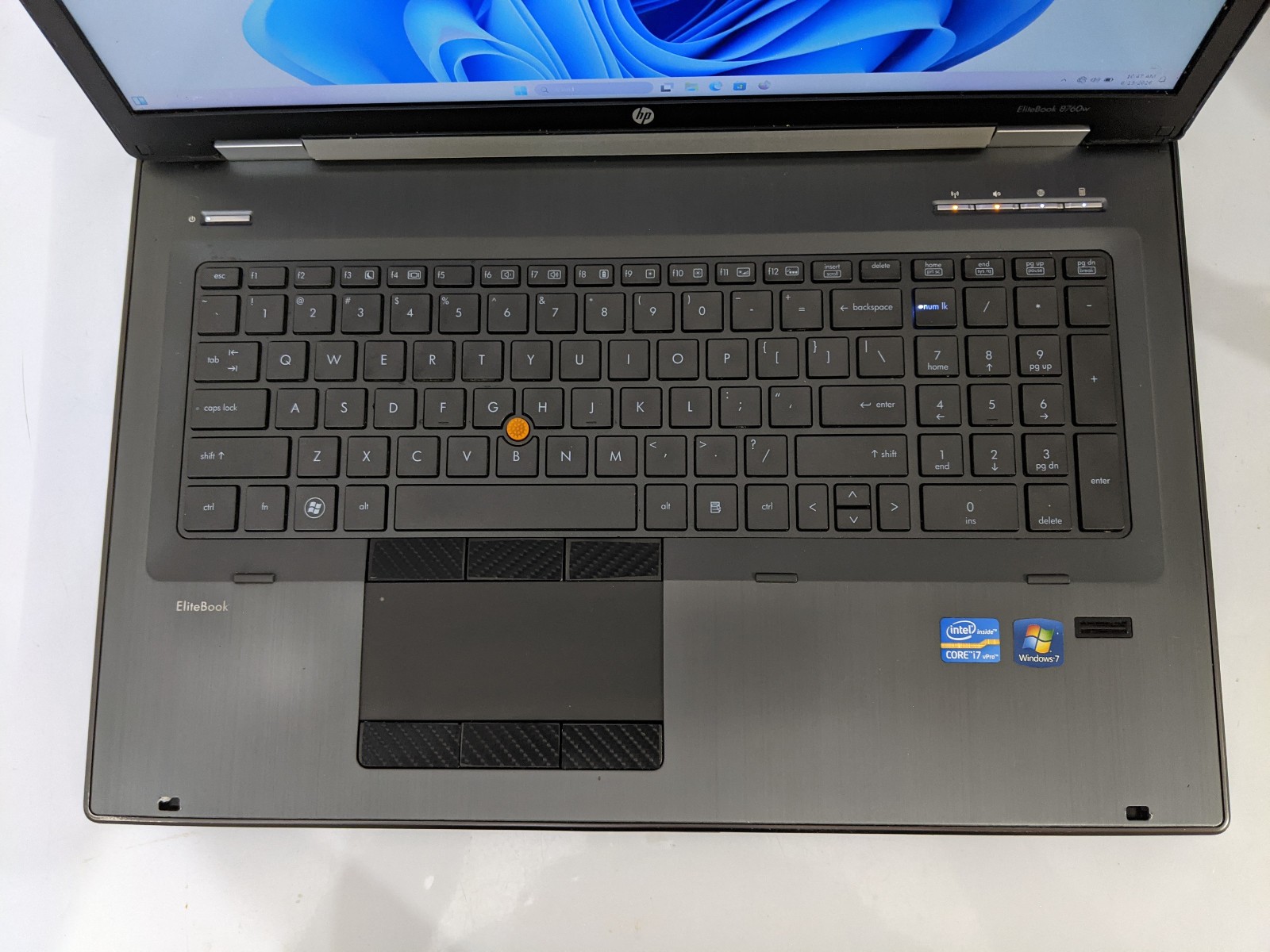 HP Elitebook 8760W Workstation 17.3” Core i7-2630QM 2.00GHz 24GB Ram 500GB SSD