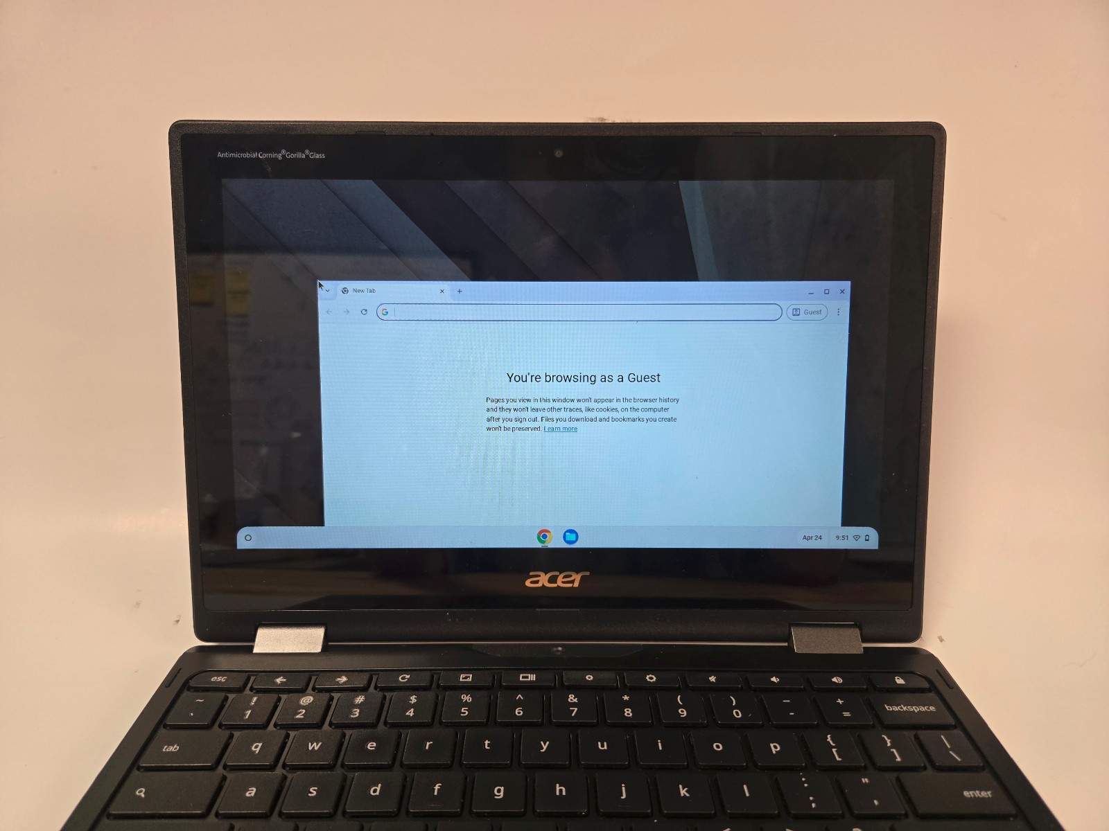 Acer Chromebook R752T Chrome OS 11.6” Touchscreen Wifi 4GB Ready to Use