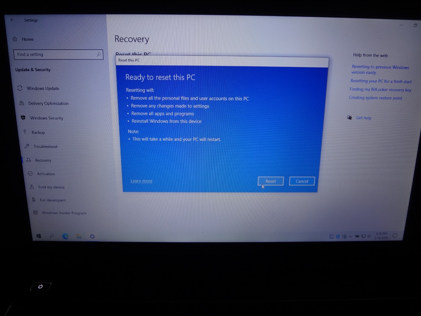 DELL INSPIRON M5110 LAPTOP COMPUTER WIN 10 AMD A4-3305M 8GB DDR3 RAM RADEON DVD