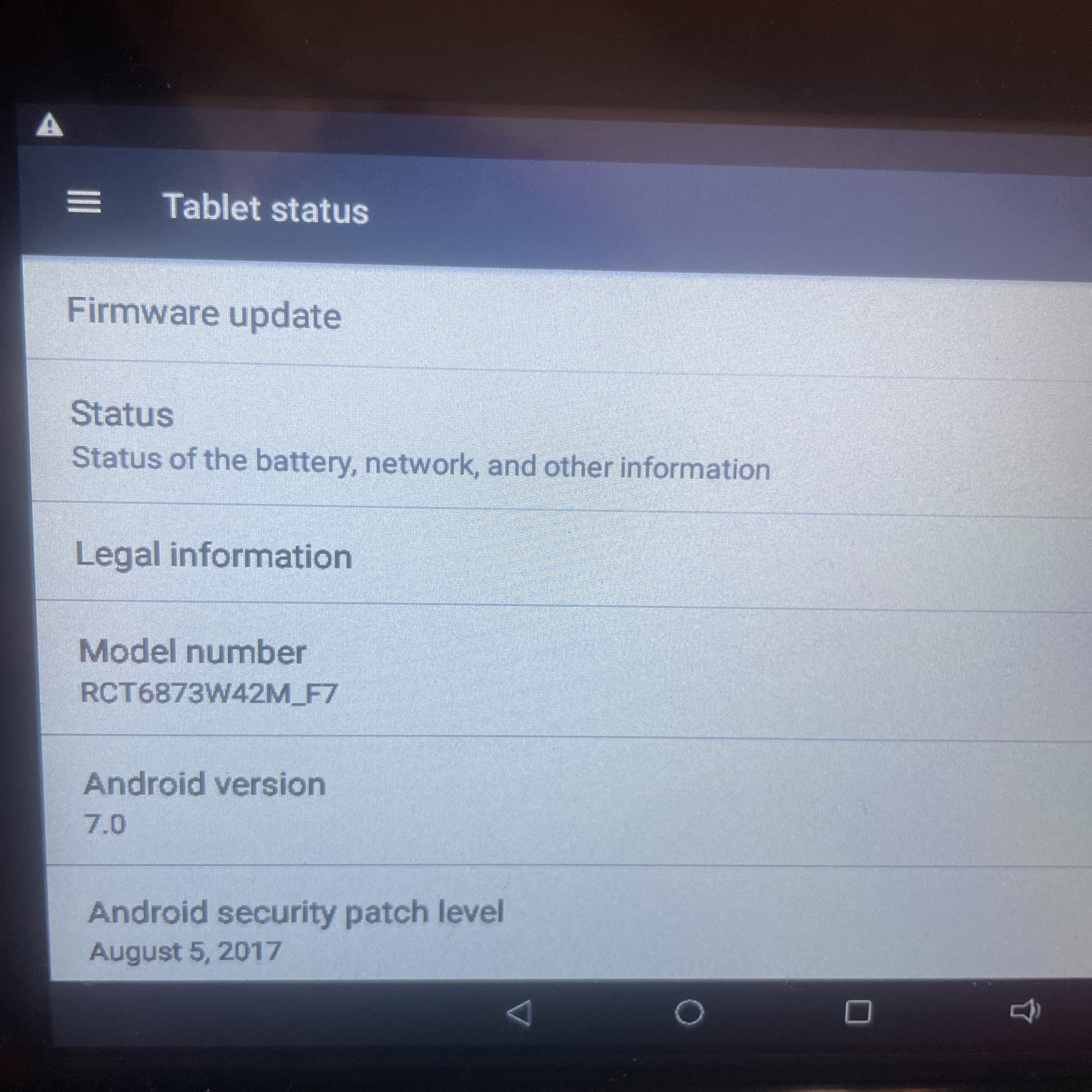 RCA android Tablet With Keyboard