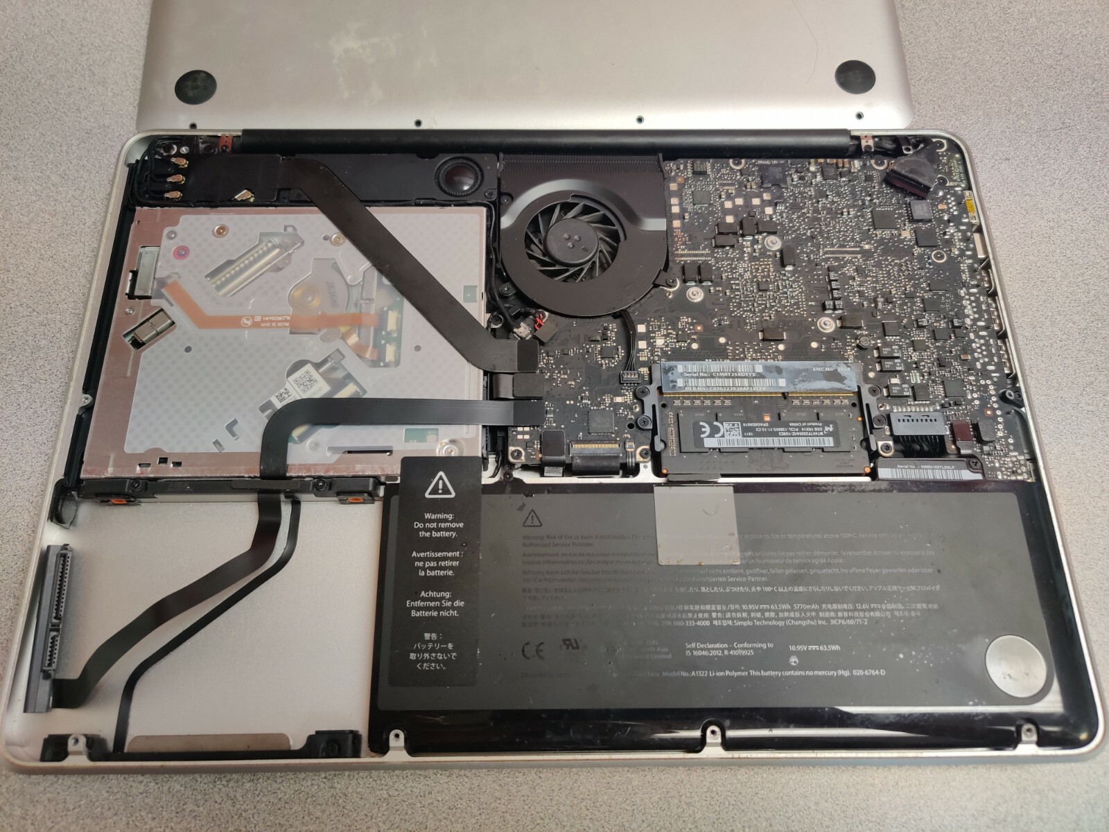 MacBook Pro, A1278, Liquid Damage, Selling for Parts or Repair, Read Info