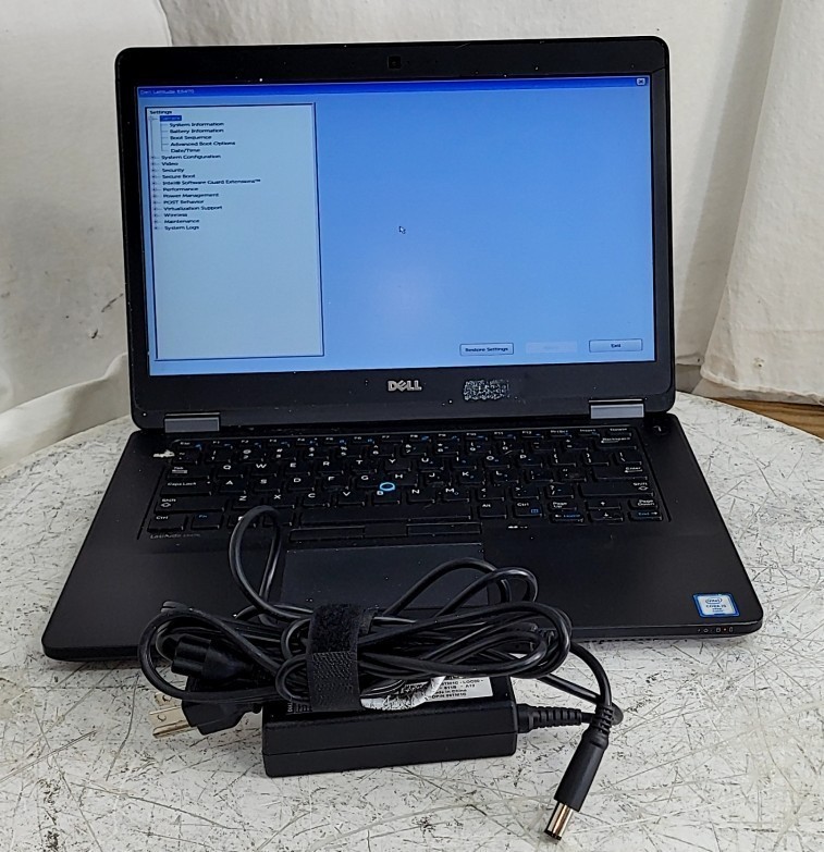 DELL LATITUDE E5470 PC Laptop CORE I5-6300U 4GB 500GB SEE NOTES