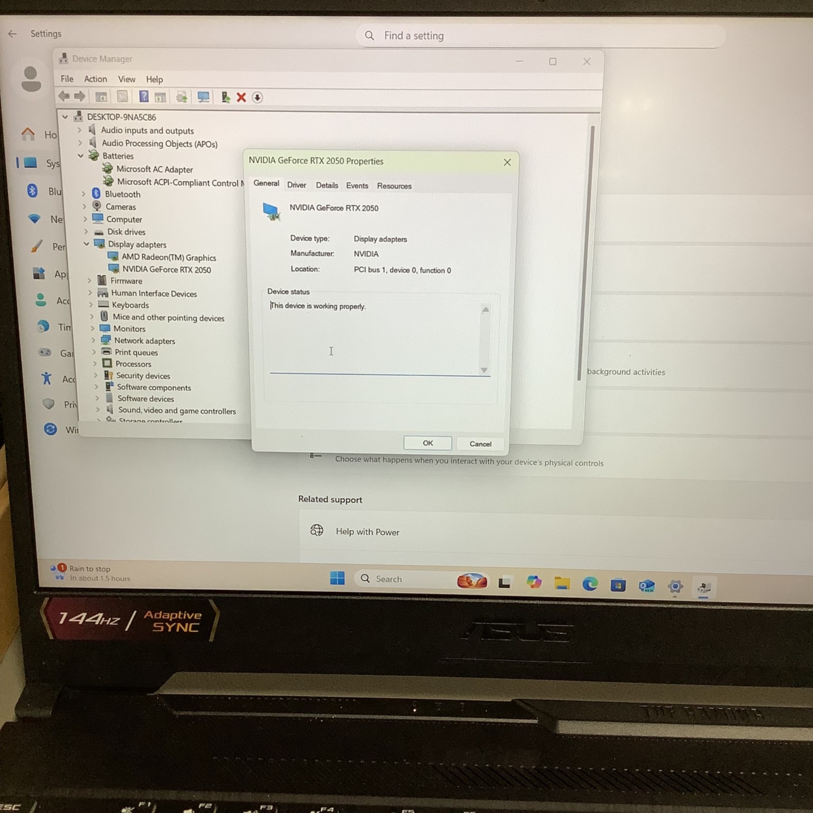 Asus TUF Gaming A15- (8GB 954GB SSD) AMD Ryzen 5 7535HS with Radeon Graphics