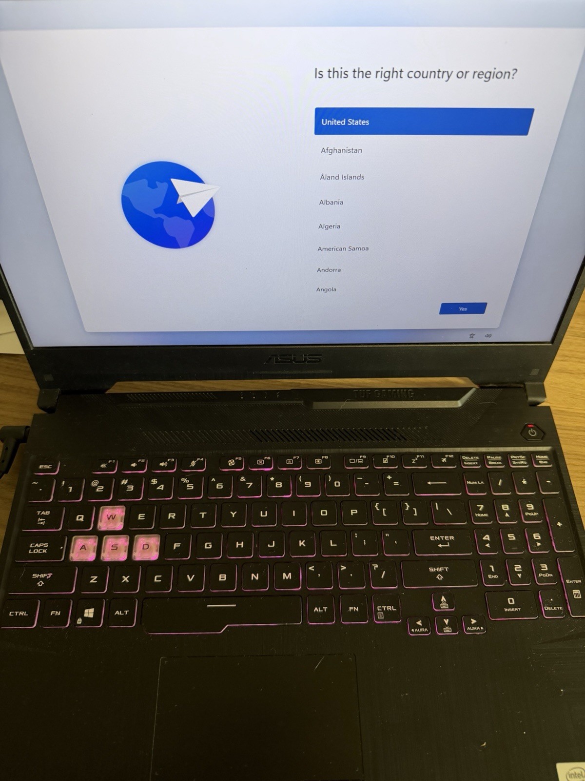 F15 ASUS gaming Laptop