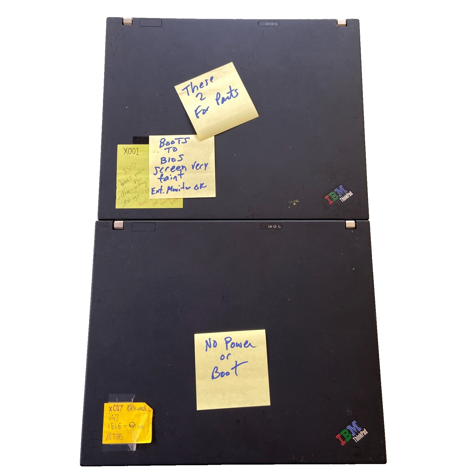 IBM Lenovo ThinkPad T60 15” Laptop Intel Centrino T2400 1.83GHz 1GB Parts Lot 2