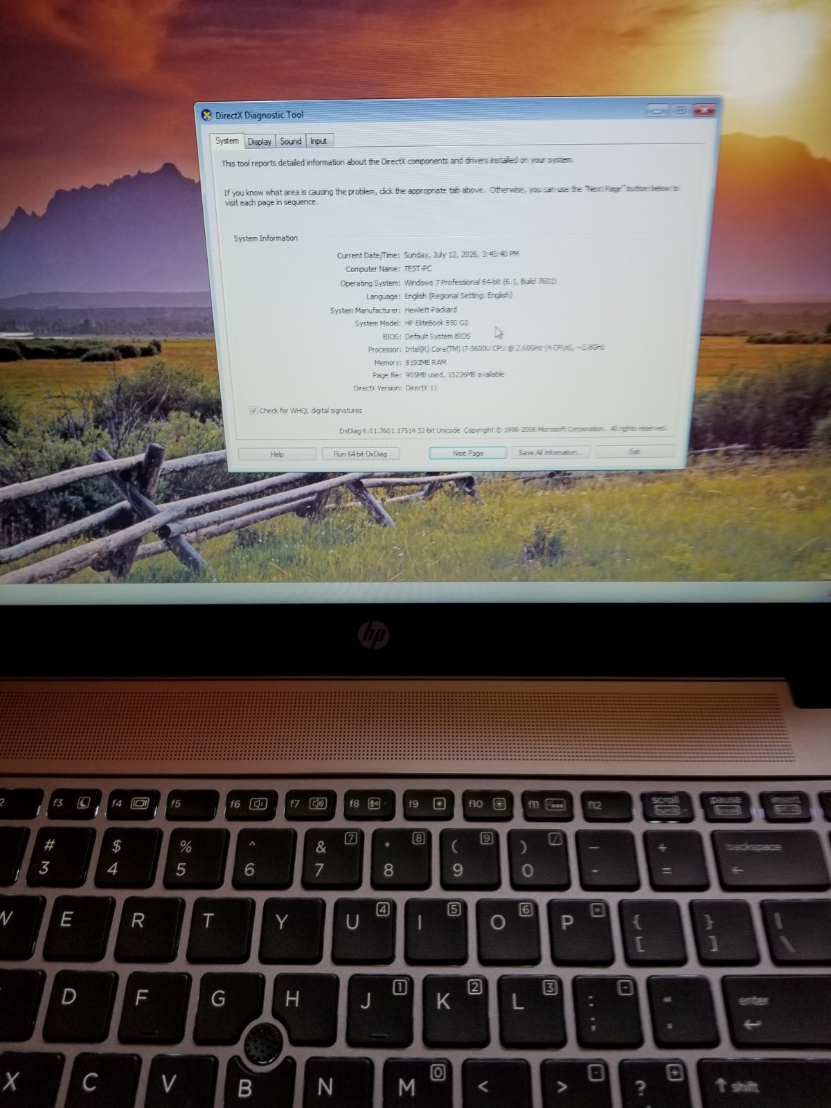 Lot 3 HP EliteBook 850 G2 i7-5600U 8GB RAM 128GB SSD 15.6″ NO AC|OS|Batt *READ*