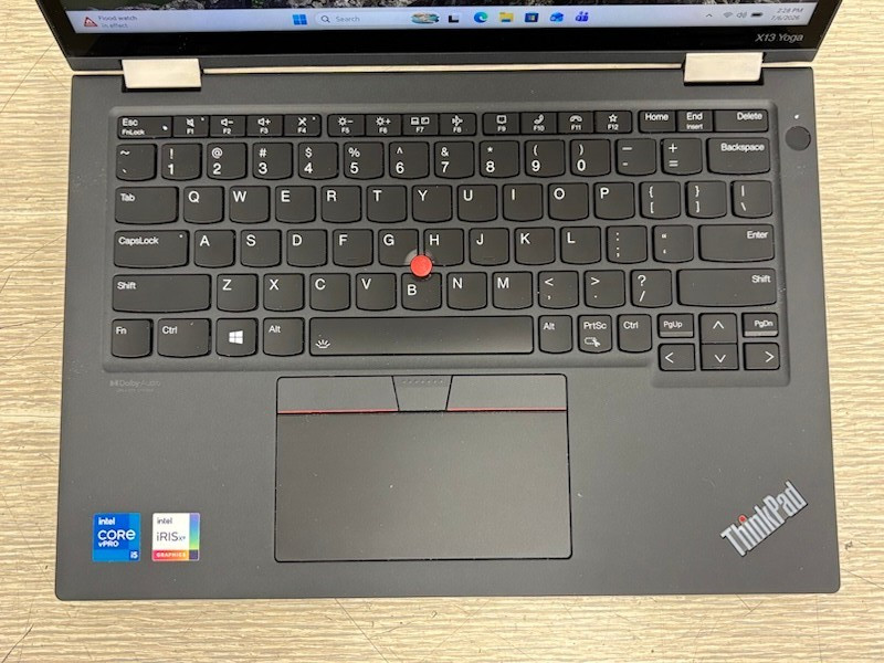 3x Lenovo ThinkPad X13 Yoga Gen 2 13″ i5-1145G7 16GB 256GB SSD W11P Laptop (Lot)