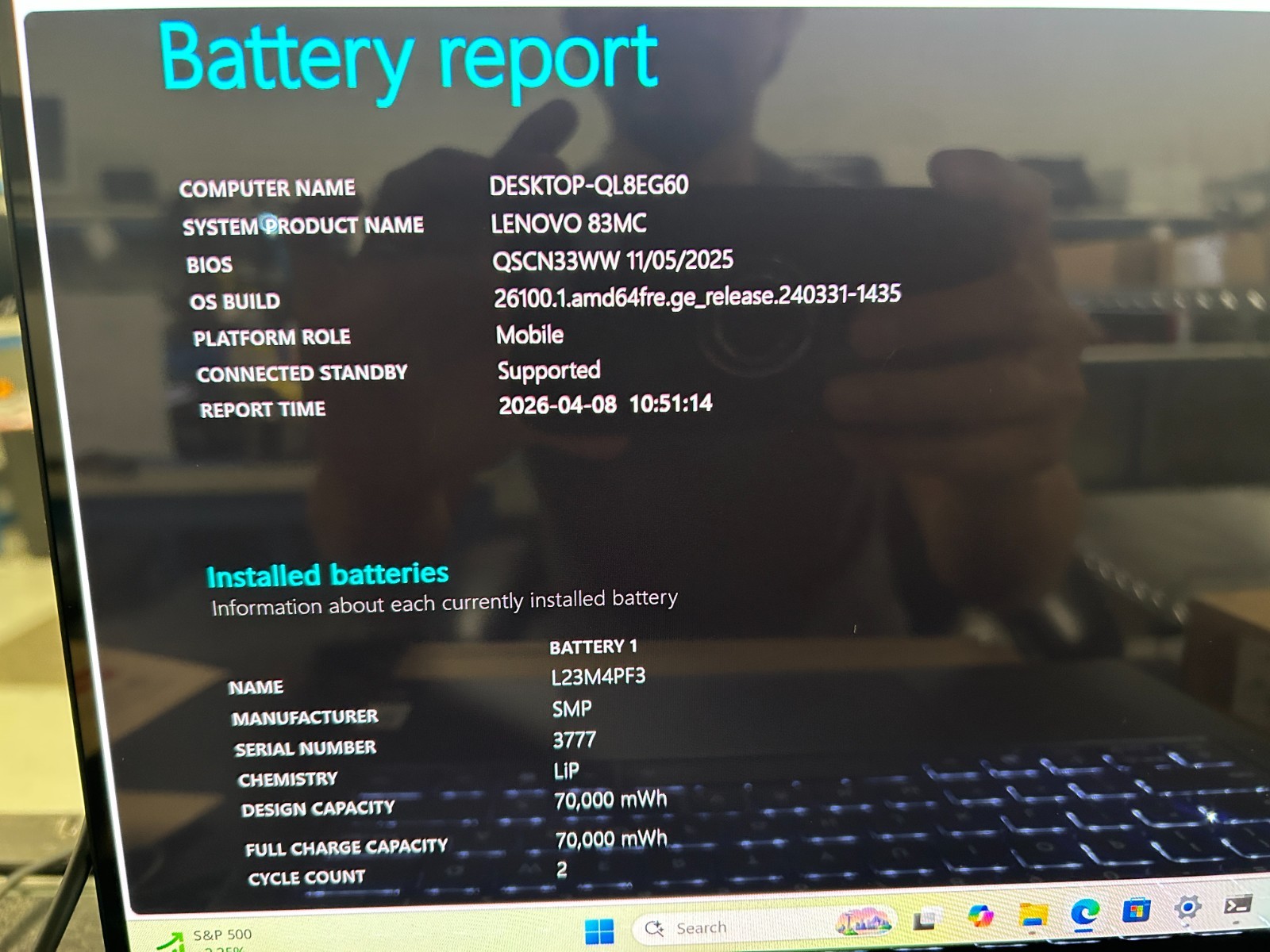 Lenovo Slim 7 14ILL10, Intel Core Ultra 7 258V, 2.20 GHz, 32 GB RAM, 1 TB NVMe