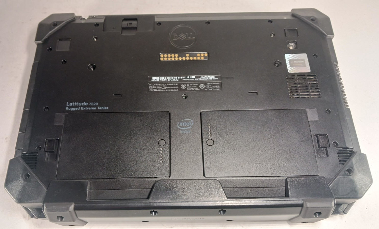 DELL Latitude 7220 Rugged Extreme Tablet Intel i7-8665u 16GB 512GB Touchscreen