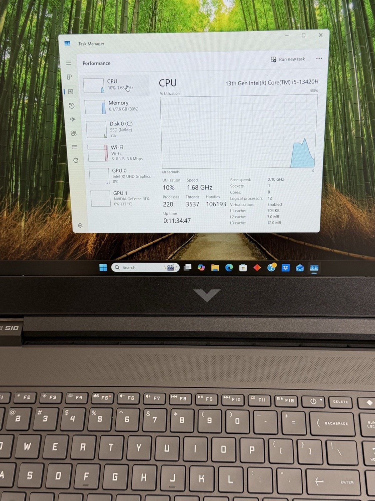HP Victus 15-FA2082WM Gaming Core i5-13420H GeForce RTX 4050 16GB RAM 512GB SSD