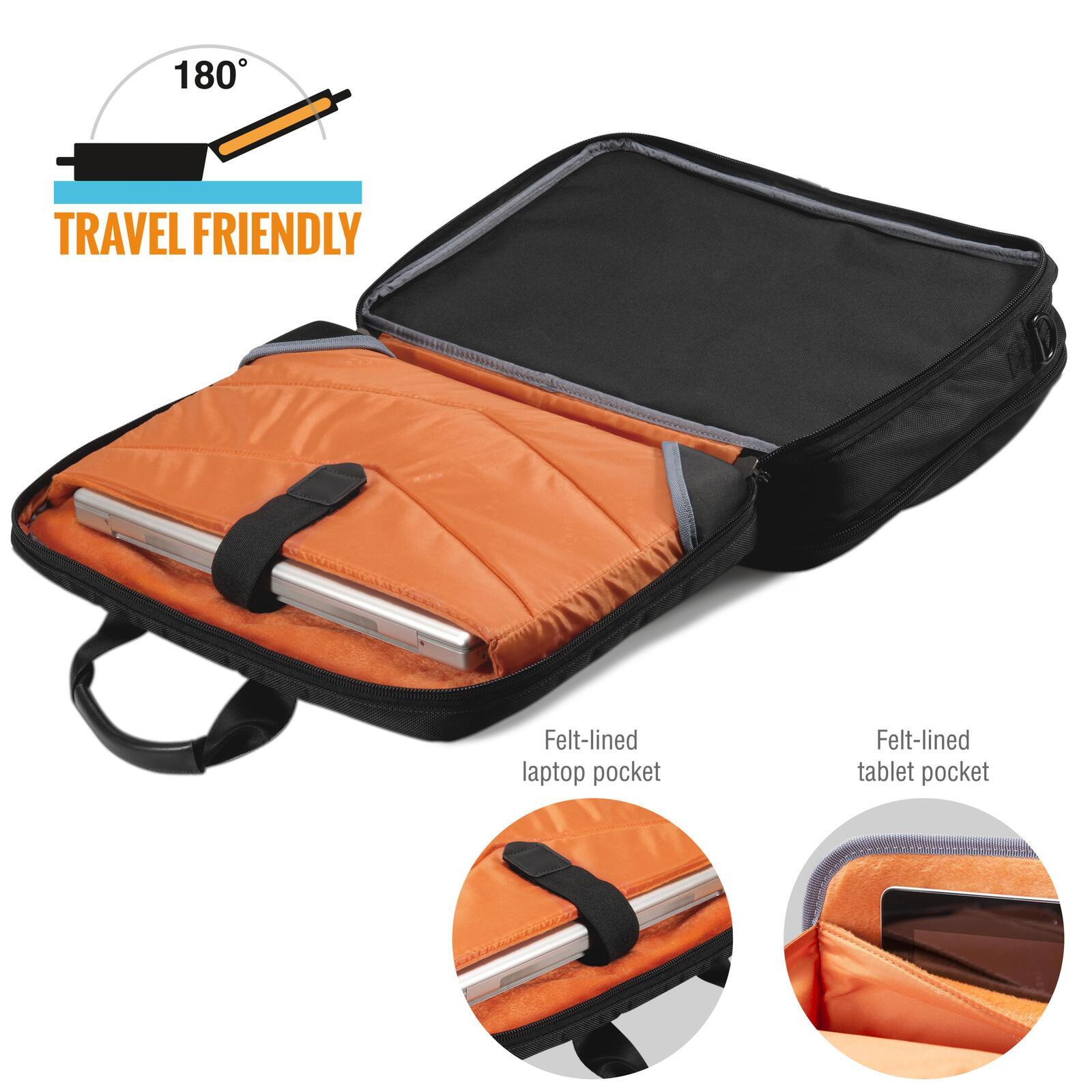 Everki 17.3″ Versa Premium Checkpoint Friendly 180 Open Laptop Briefcase Bag