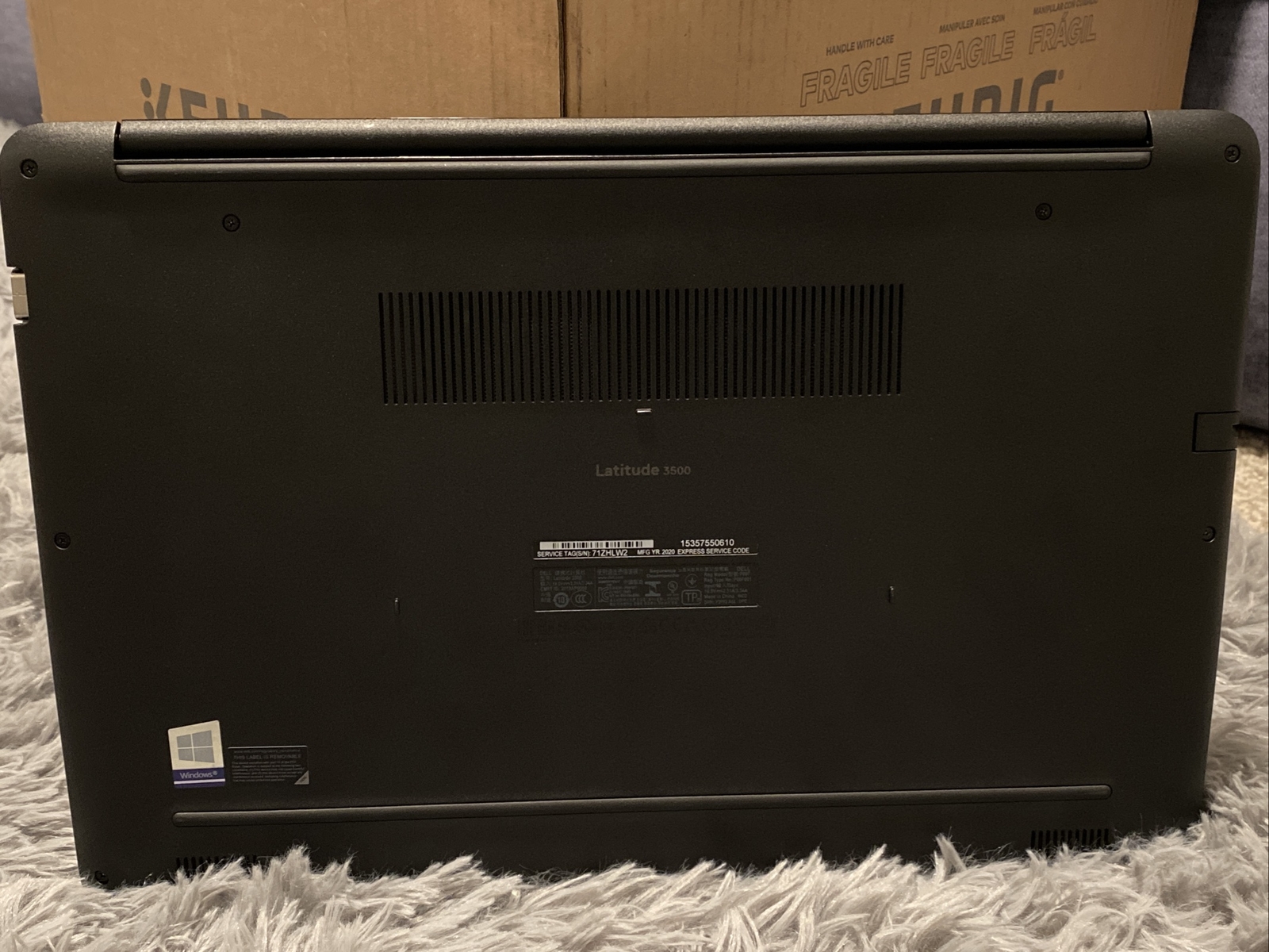 Dell Latitude 3500 i7-8565U @ 1.80GHz 16GB DDR4 256GB SSD GeForce MX130 – MF2540