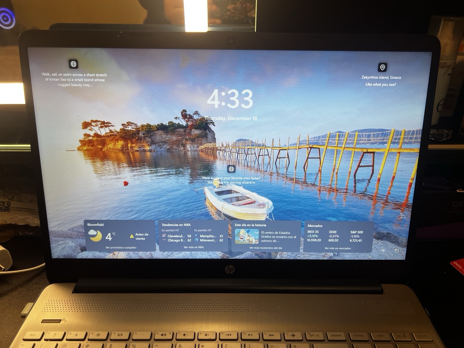 HP Blue 15.6″ Laptop Intel Iris Xe Graphics Windows Notebook PC
