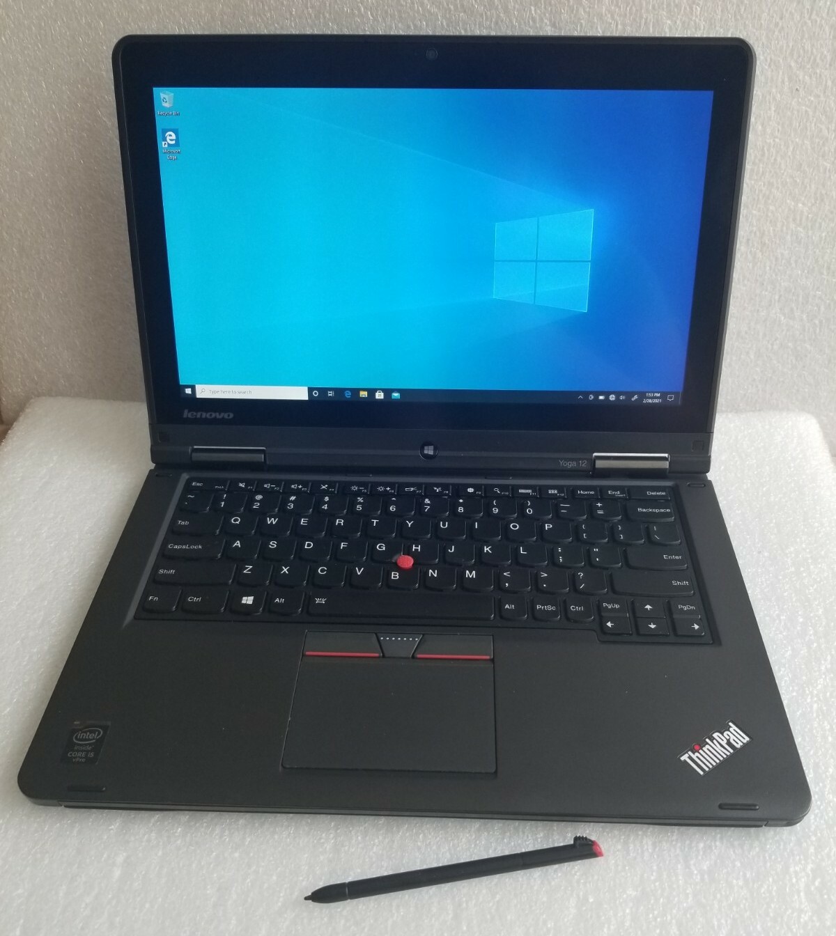 Lenovo 12.5″ ThinkPad Yoga 12 Core i5-5300U 8GB 128GB SSD Multi-Touch Ultrabook