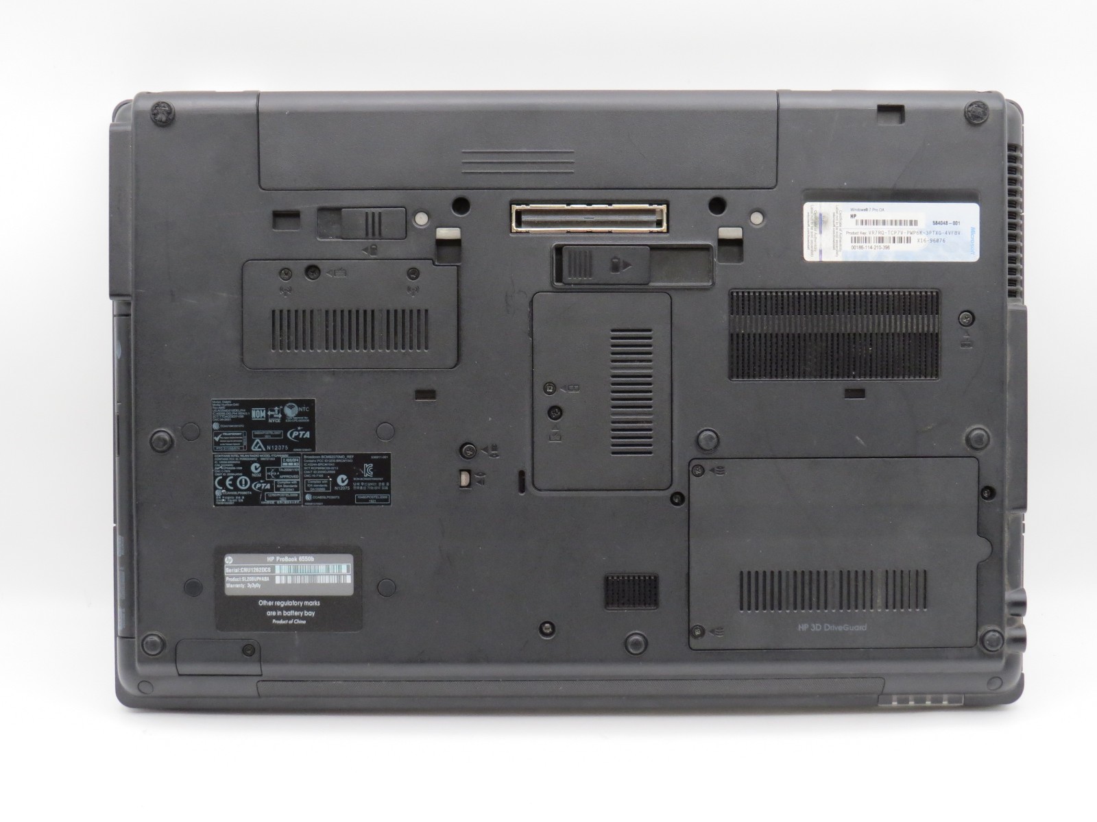 HP ProBook 6550b i5-450M @ 2.4GHz 8GB DDR3 15.6″ No HDD/OS/AC PARTS