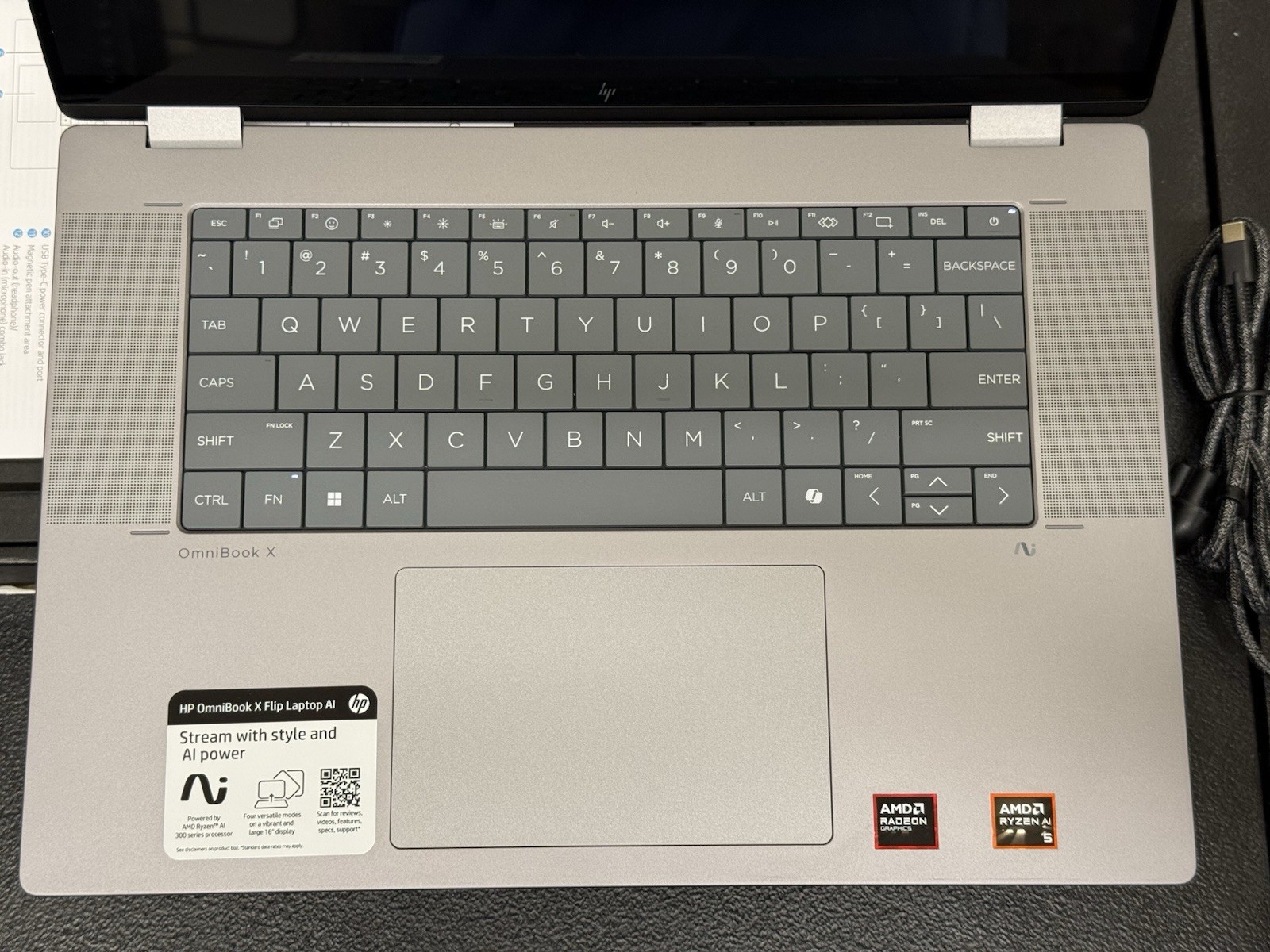 HP OmniBook X Flip 16″ 2-in-1 2K Touch AMD Ryzen™ AI 5 340 16GB RAM 512GB SSD