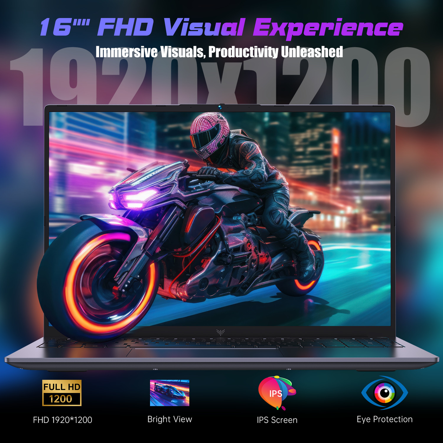 ACEMAGIC RX16 16″ Laptop AMD Ryzen 9 6900HX 16GB LPDDR5 + 512GB SSD WIFI6+BT5.2