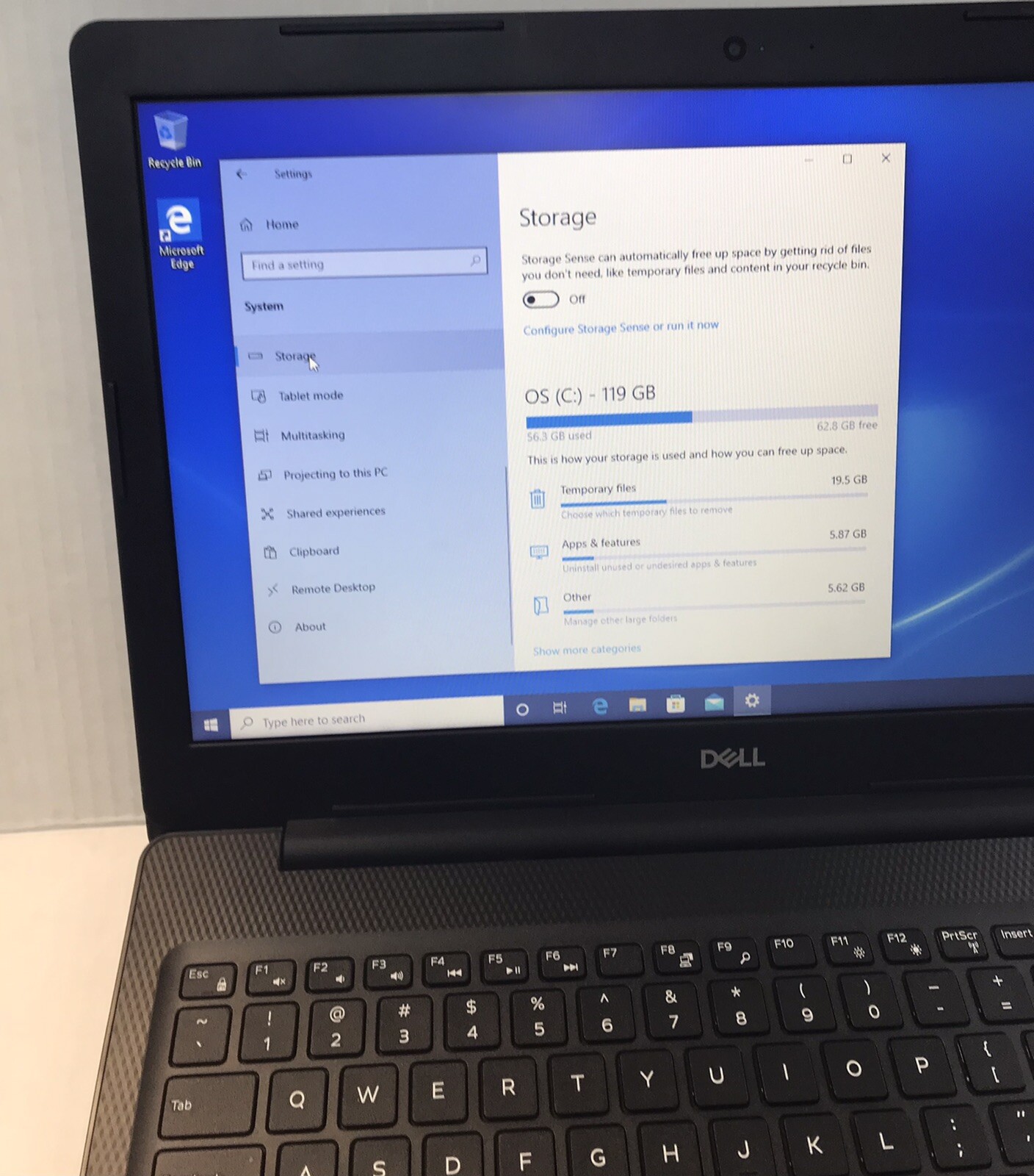 Dell Inspiron 3593 i3-1005G1 3.4GHz 8GB RAM 128GB SSD 15.6″ Win 10