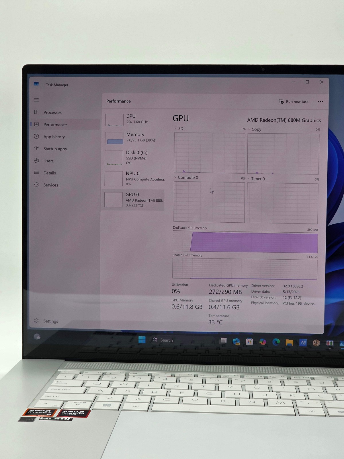 Asus Zenbook S 16 UM5606WA – Ryzen AI 9 365 – 24GB / 1TB – Used