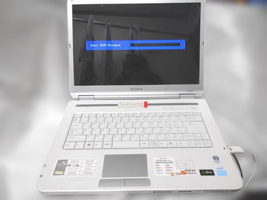 SONY VAIO NR50B Laptop White Core Processor Used Japan Genuine