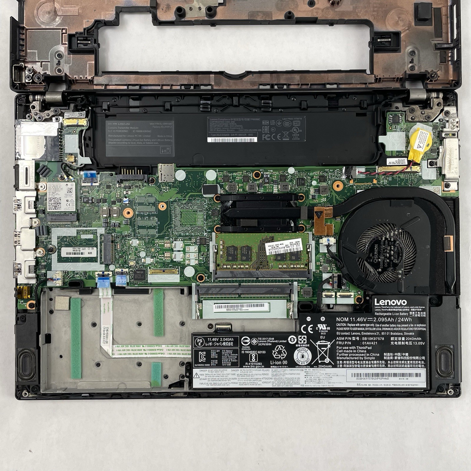 Lenovo ThinkPad T480 14″ i5-8350U 1.70 GHz 8 GB RAM No SSD/OS/AC – Bad Bottom