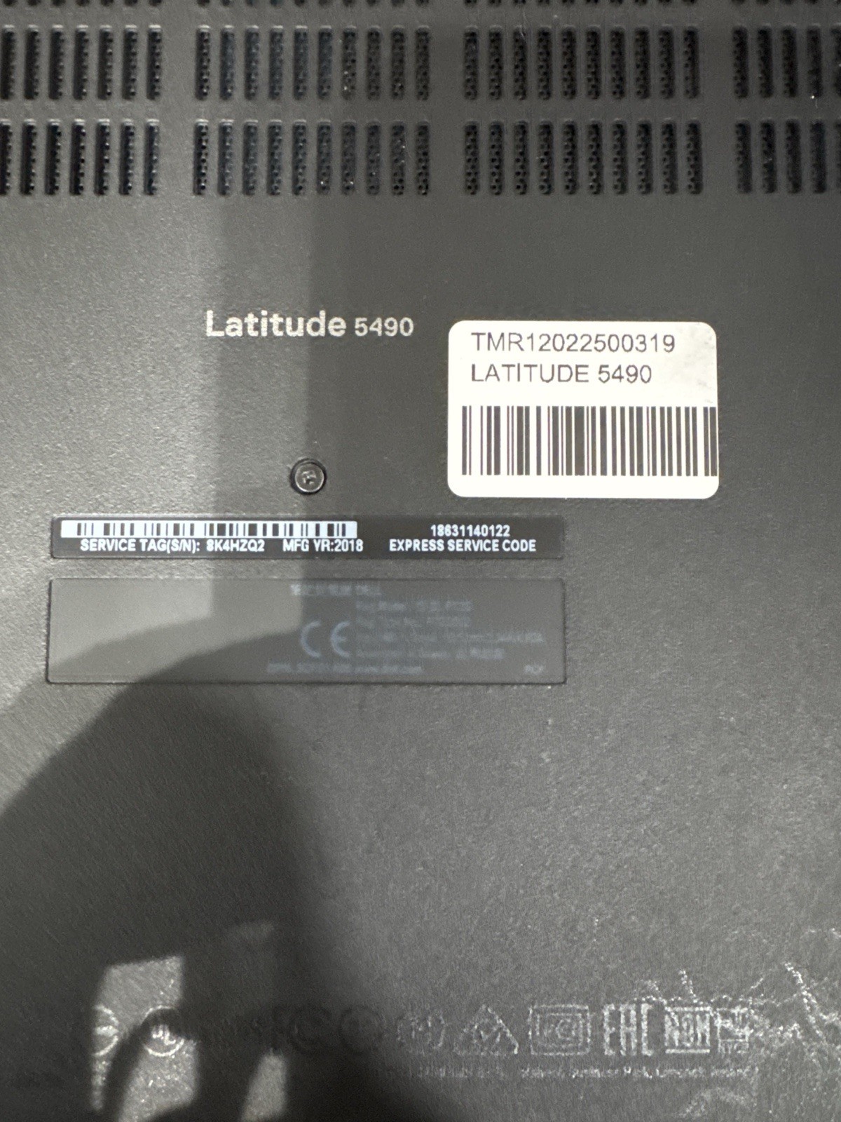Dell Latitude 5490 512gb Intel Core i5 7th Gen 2.60 Ghz 16gb v.WAA Laptop -Black