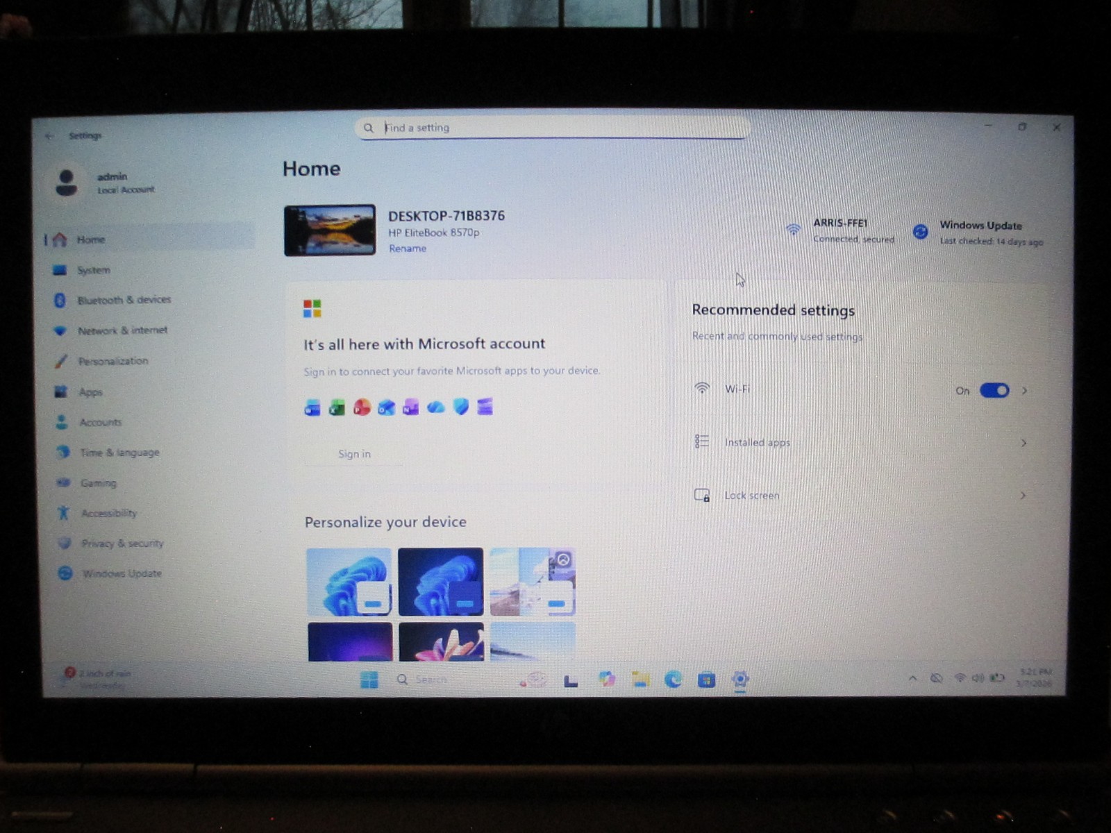 HP Elitebook 8570p i7 Quad Core/16GB/480GB SSD/Win 11 Pro(Activated) WORKS GREAT