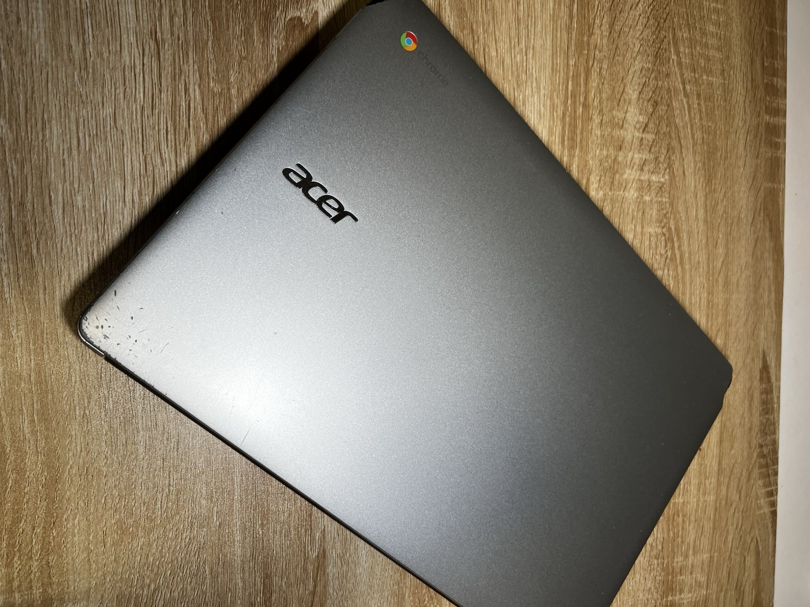 2 Acer Chromebooks Laptops ( Silver Works ) (Black Unaware If It Works (READ)