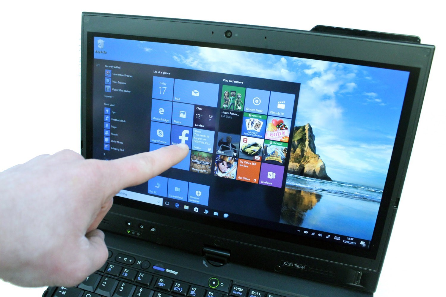 Lenovo Thinkpad X220 TABLET Touch 12.5″ Core-i7 1TB SSD 16GB Dock-DVDRW HDMI