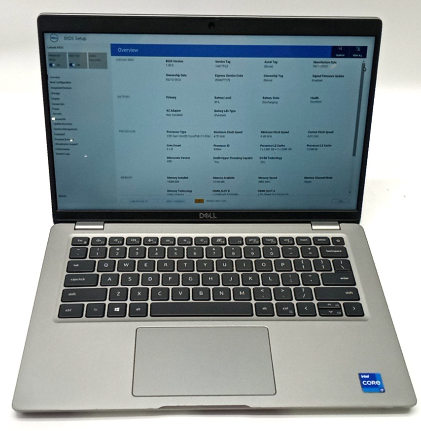 Dell Latitude 5430 14″FHD i7-1255u@4.70GHz 16GB RAM 256GB NVMe Win11Pro MC225*!