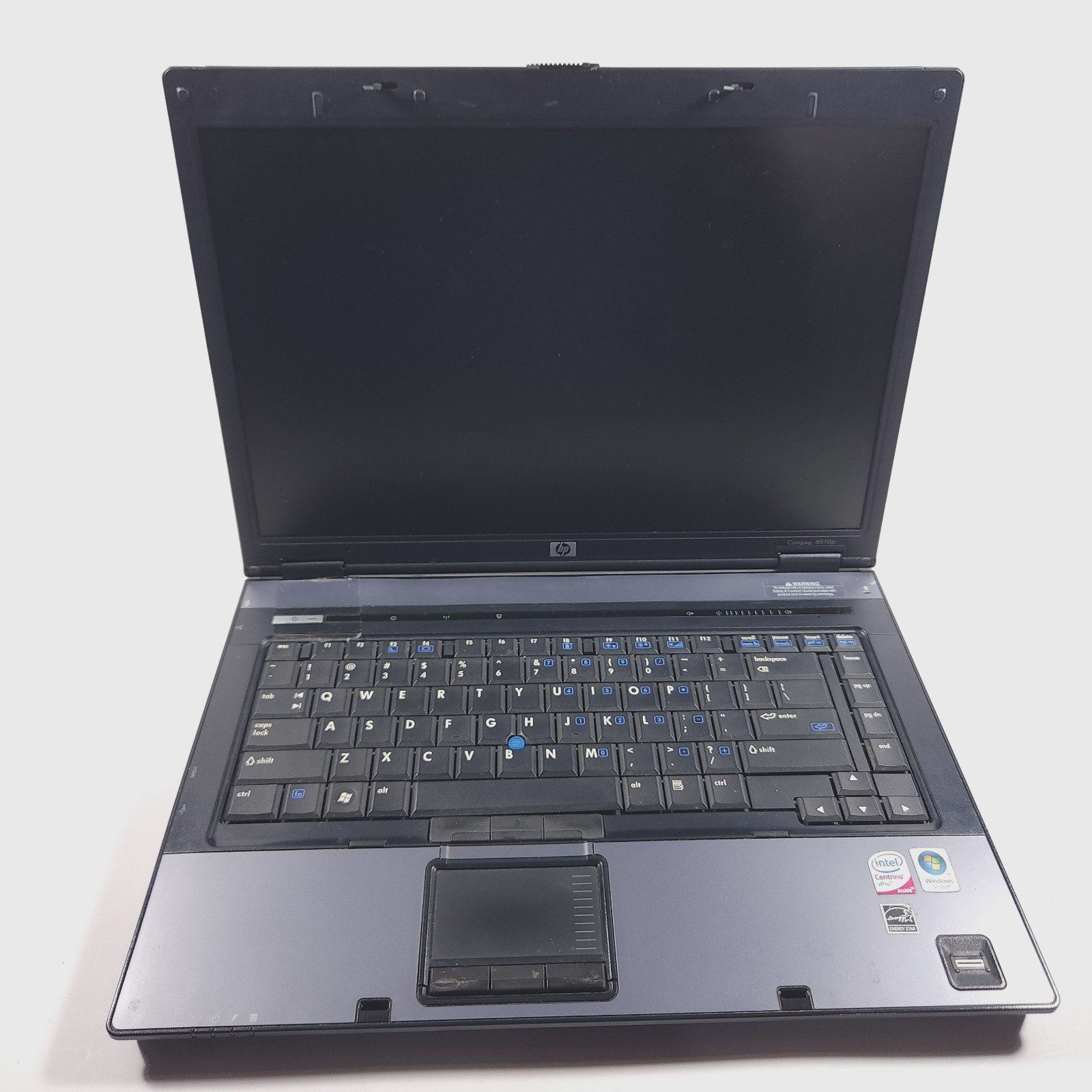 Retro Gaming Laptop HP Compaq 8510P Intel 2.4GHz 4gb RAM 150gb HD Windows XP Pro
