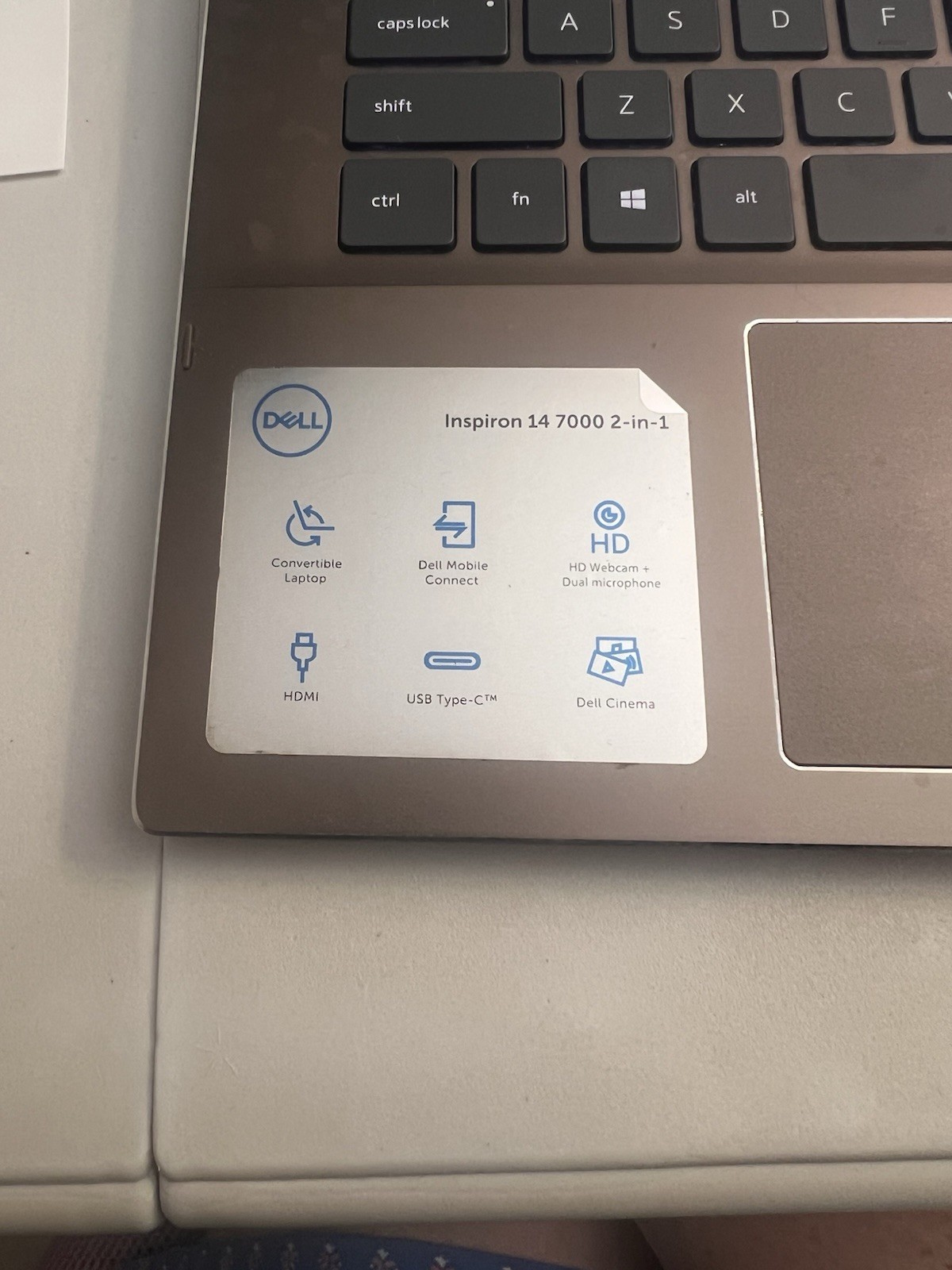 Dell Inspiron 7405 2-in-1 14″ Touch Ryzen 5 4500U 8GB RAM 256GB SSD Laptop WORKS
