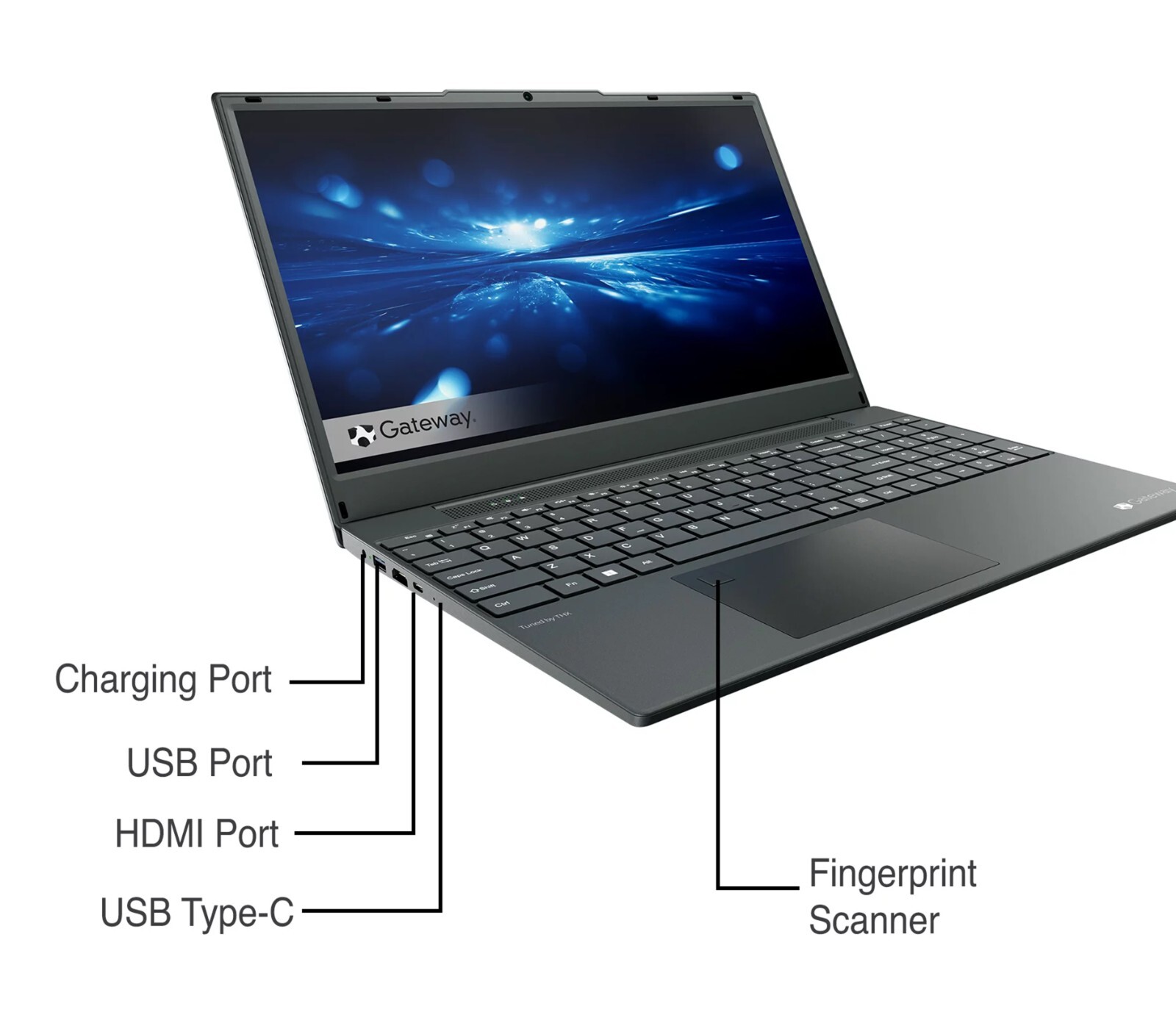 Brand New Gray Gateway 15.6″ FHD Laptop AMD Ryzen 7 Radeon RX Vega 10 8GB 512GB