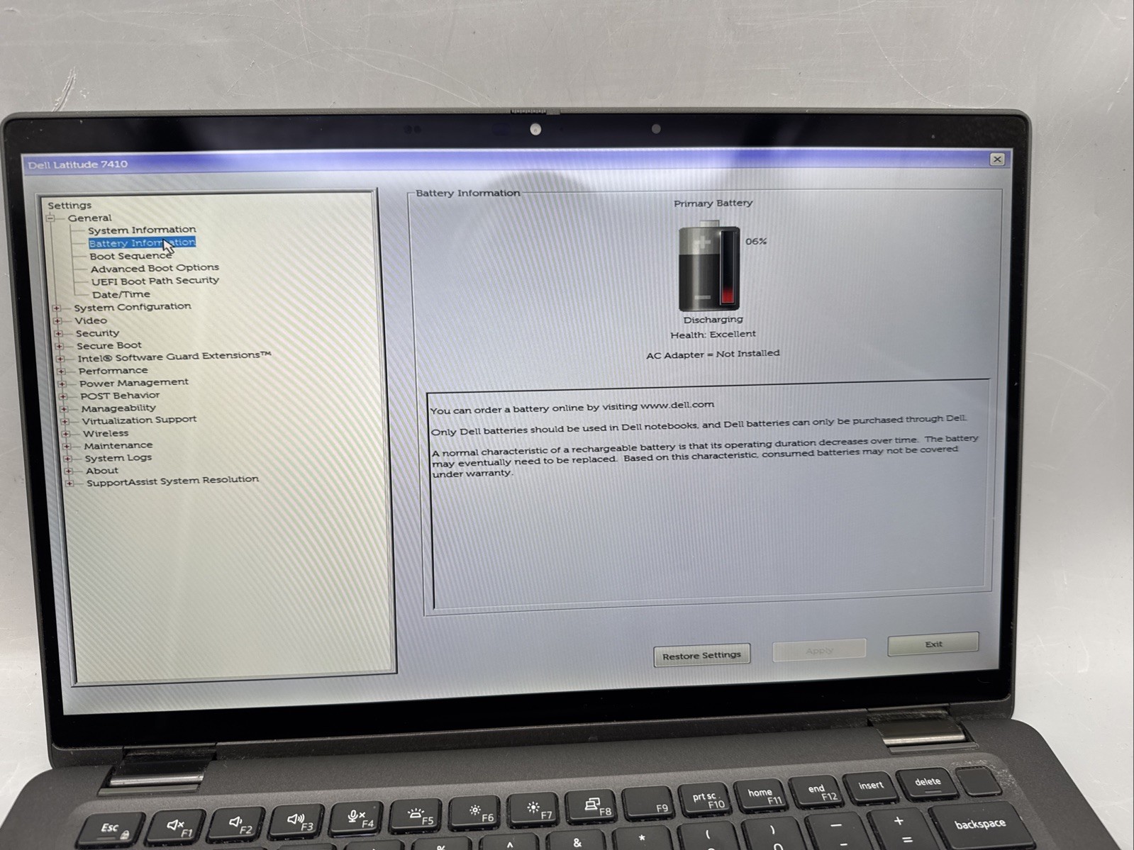 Dell Latitude Laptop 7410 14″ FHD i5-10310 1.7 GHz-8GB RAM-256 GB HDD,NO OS
