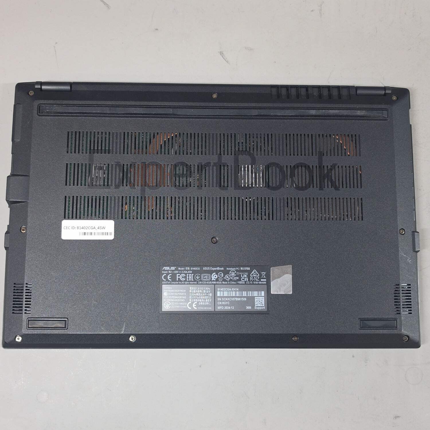 Asus ExpertBook B1 B1402CG 14″ N100 0.8GHz 8GB RAM 128GB SSD