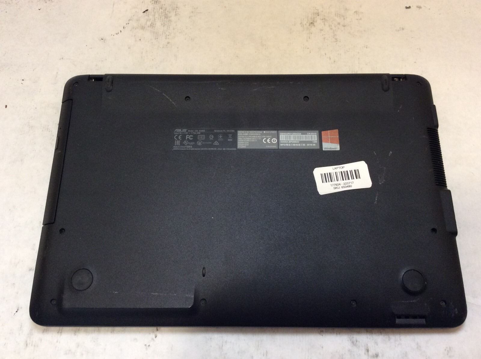 ASUS X540S Laptop 15″ Intel Pentium NO SCREEN -PP