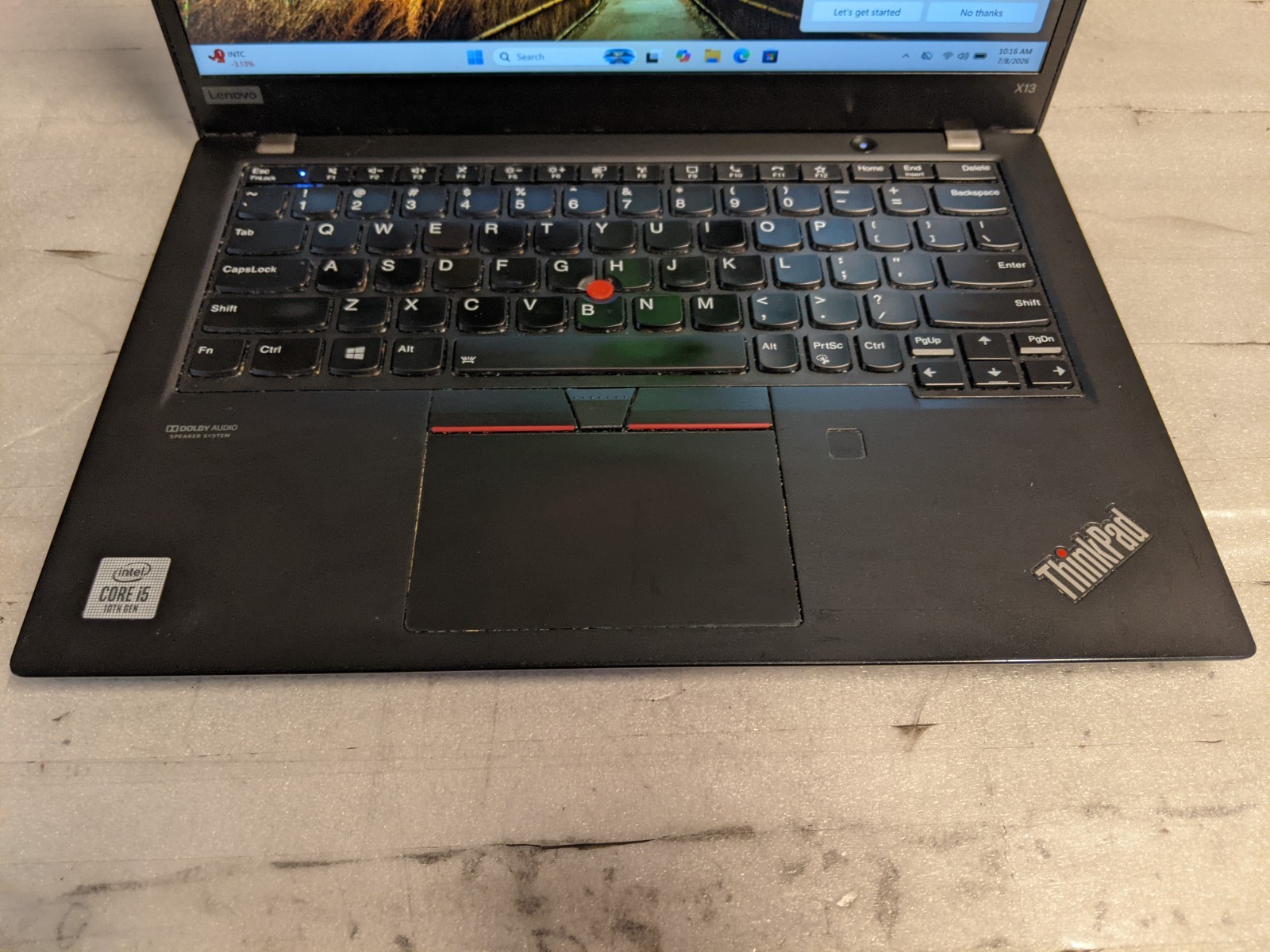 Lenovo ThinkPad X13 Gen 1 | 13” Intel i5-10210U 16GB RAM 512GB SSD | Win 11