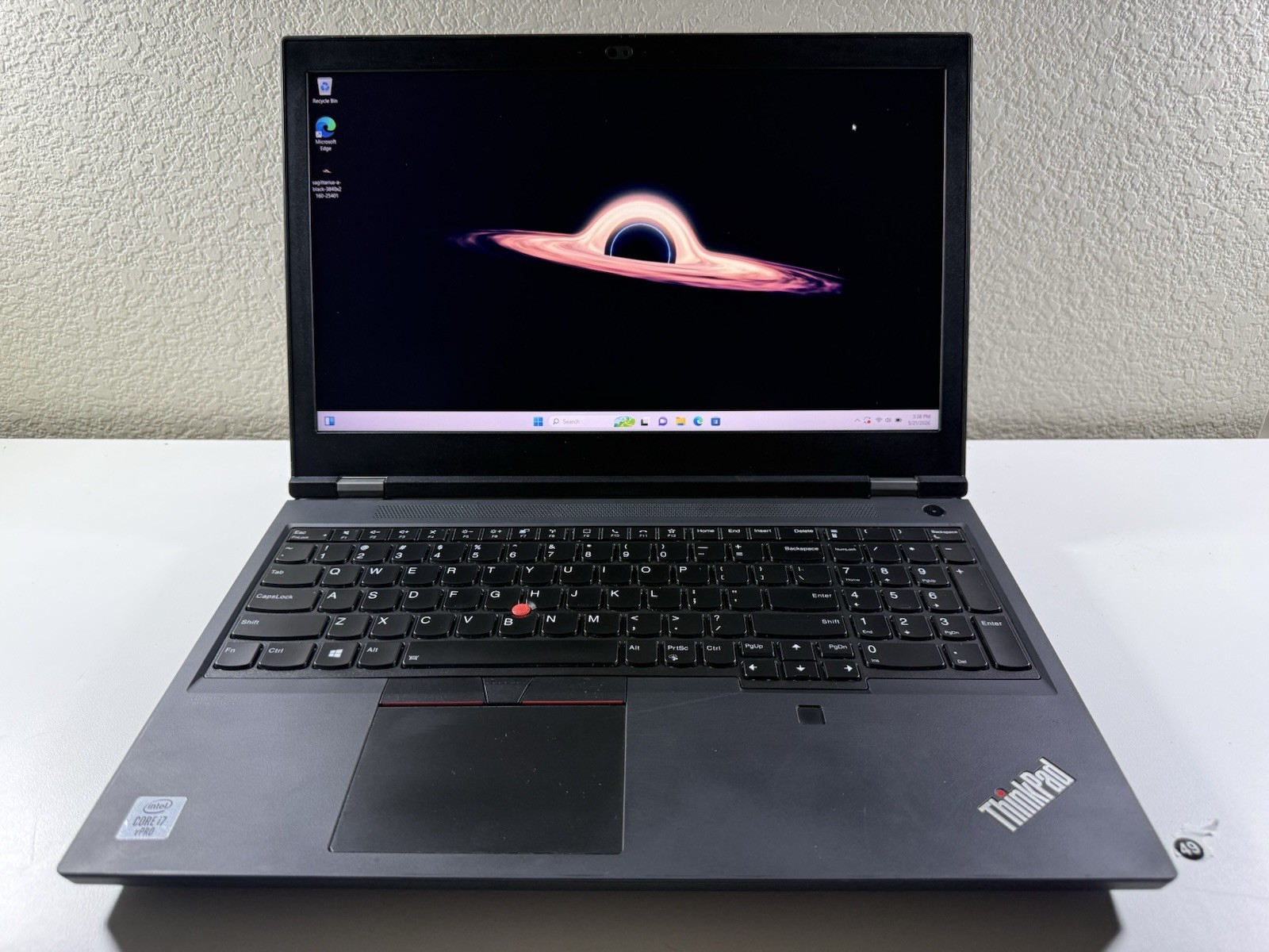 LENOVO THINKPAD P15 GEN 1 | CORE I7-10850H 256GB 16GB RAM WIN 11 NVIDIA T2000