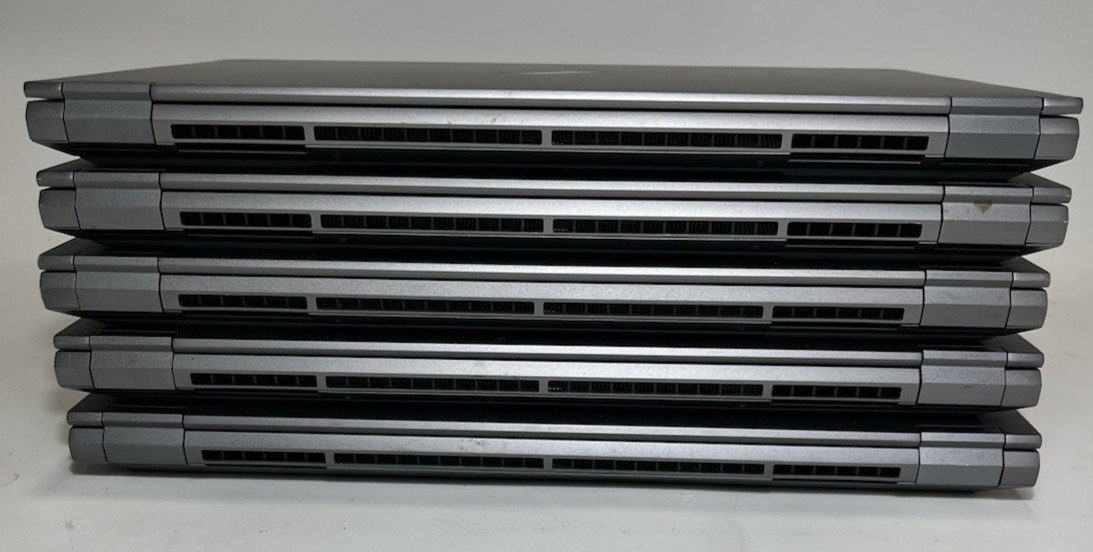 LOT OF 5 HP ZBook Fury 15 G7 i7-10850H – 8GB RAM – 512GB NVMe – 4GB T2000 – W11P