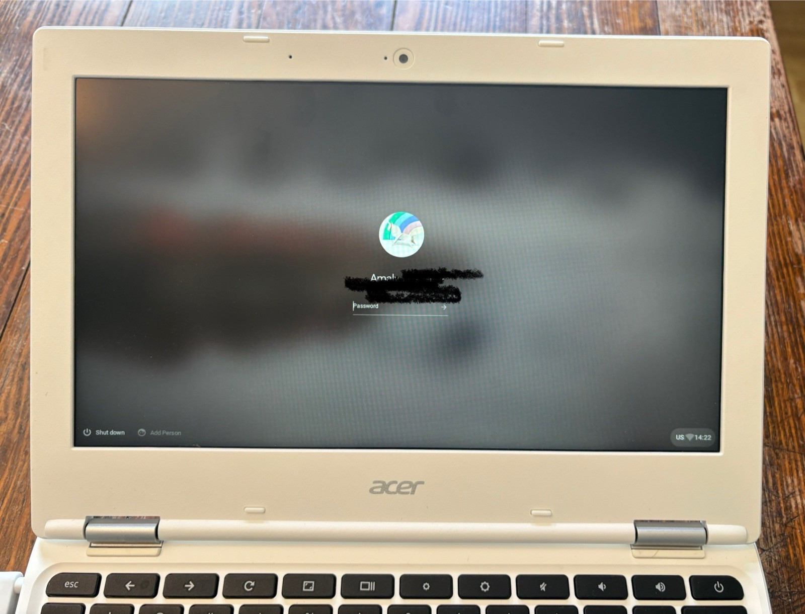 Acer Chromebook N15Q8 11.6″ Intel N3060@1.6GHz 4GB RAM 16GB SSD C738T | C1119
