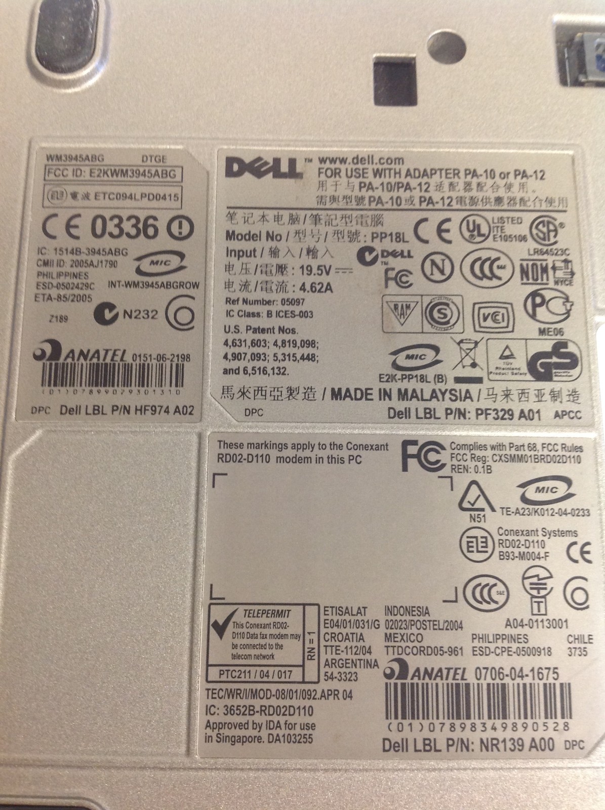 Dell Latitude D620 Core Duo 1.66GHz 14.1″ Laptop w/ 512MB RAM,DVDROM, READ
