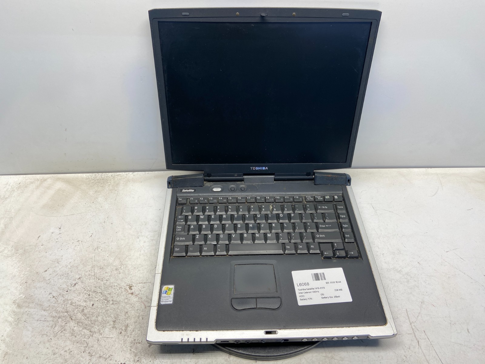 Toshiba Satellite 1415-S173 Intel Celeron 1.8GHz 256 MB NO HDD