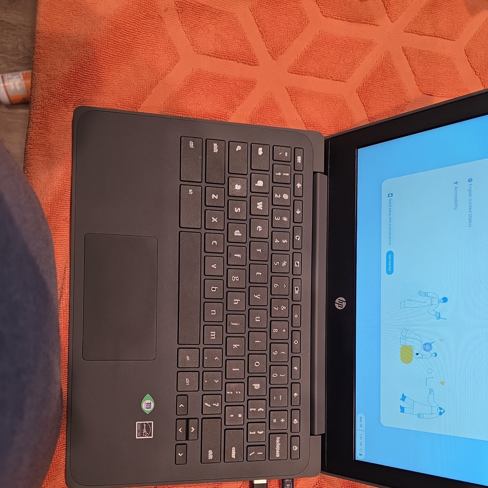 HP Chromebook 11A G8 EE Laptop 11.6″ AMD A4-9120c 4GB RAM 32GB SSD With Charger