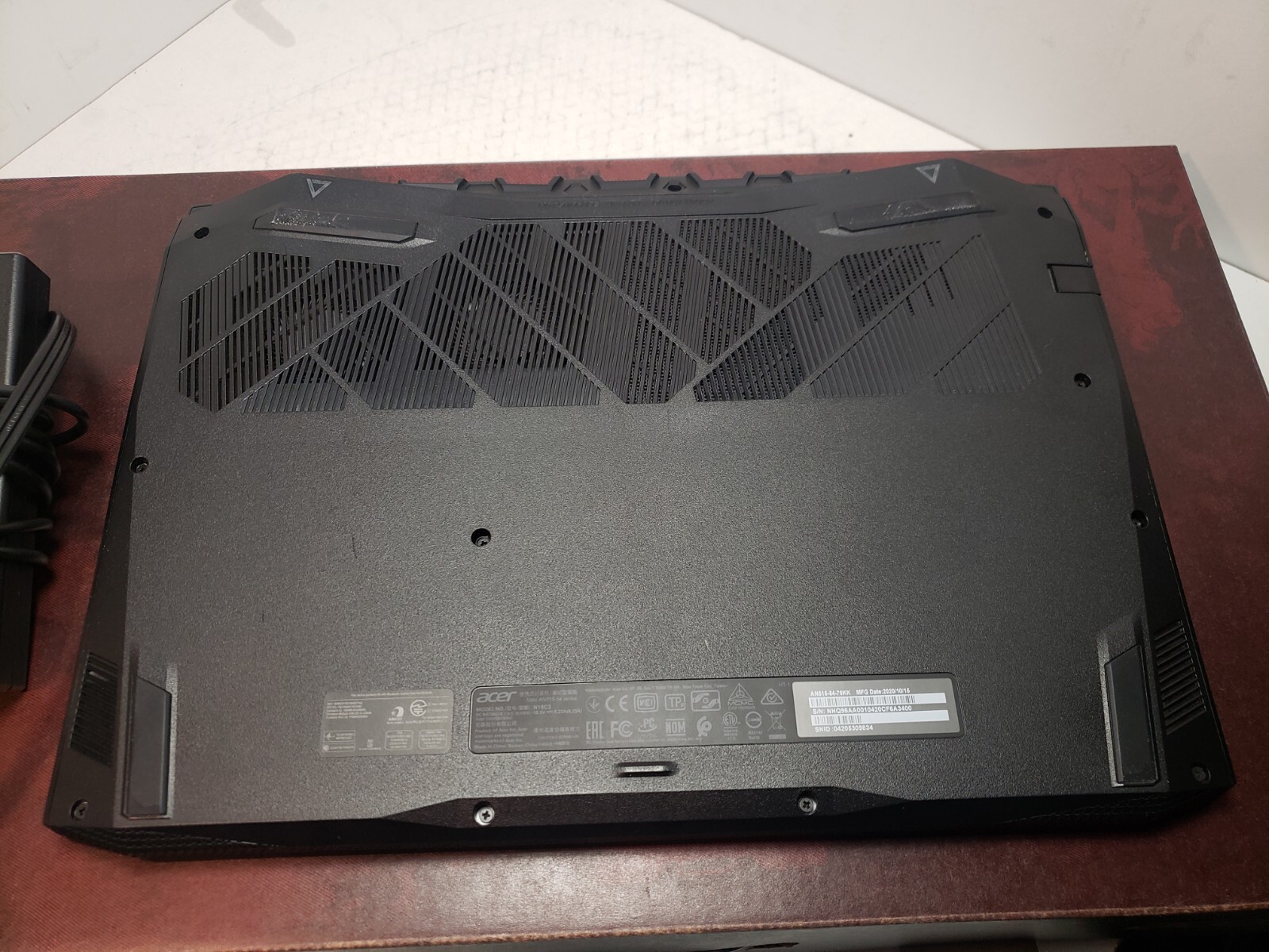 Acer Nitro 5 AN515-54-70KK Intel i7-9750H RTX 2060 16GB RAM 512GB SSD 15.6″