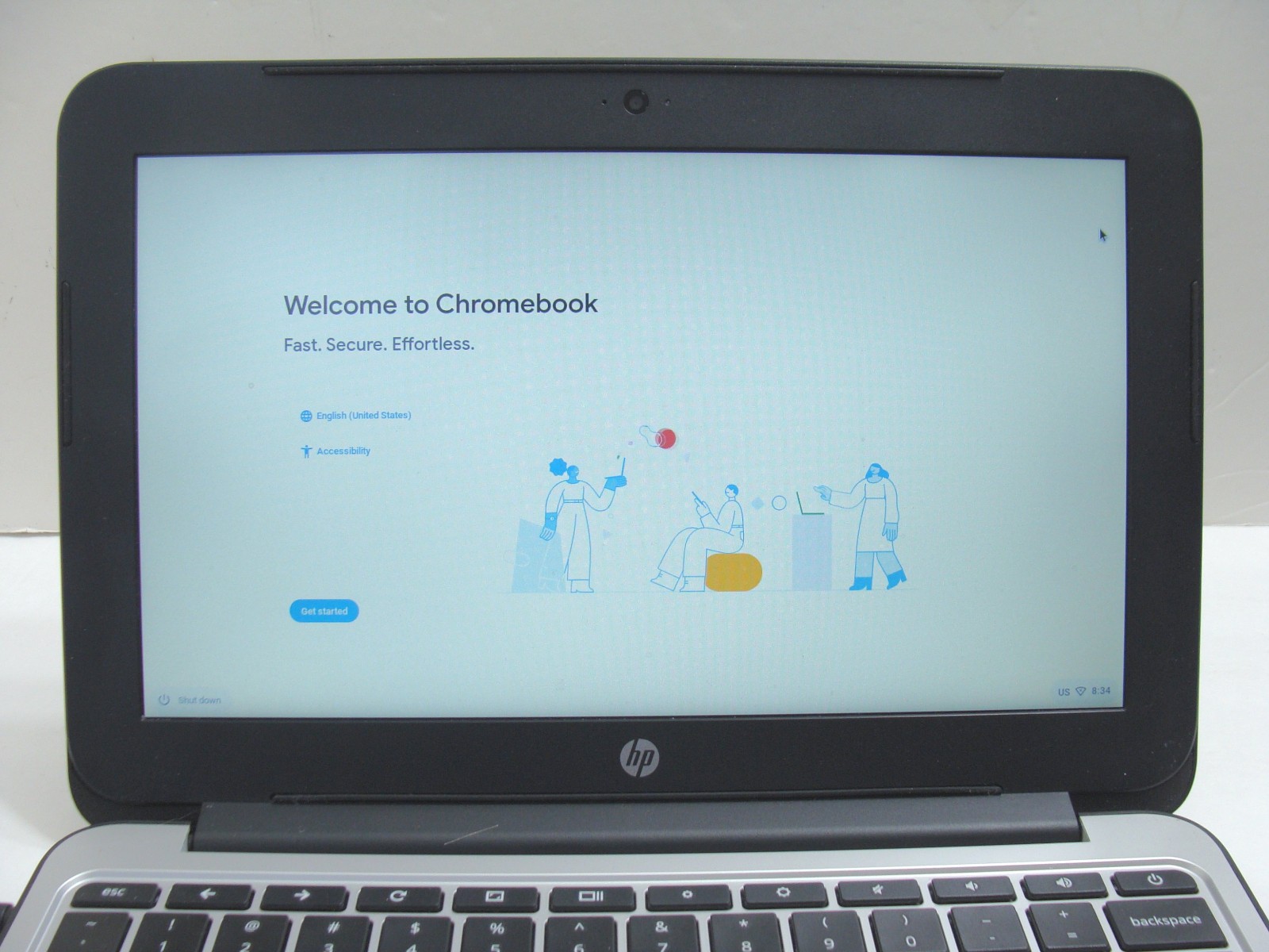 HP Chromebook 11 G3 Intel Celeron N2830 CPU 2.16GHz 16GB eMMC 11.6″ Screen
